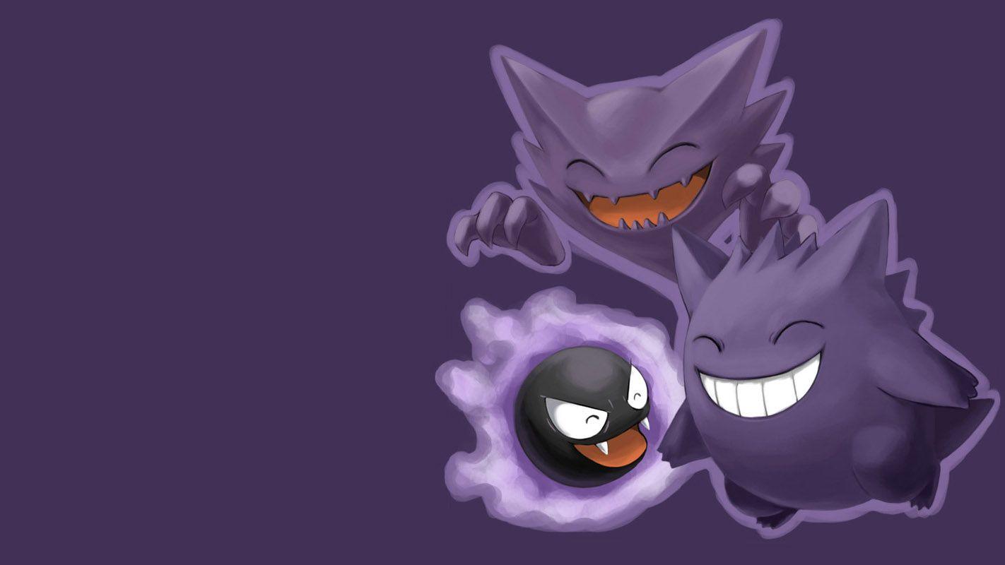 Mega gengar pokemon and anime background wallpapers on. Purple Aesthetic Ghost Wallpapers - Wallpaper Cave
