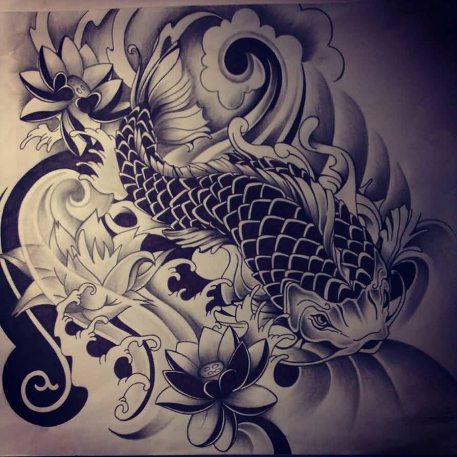Koi Fish Tattoo Wallpapers Hd Wallpaper Cave