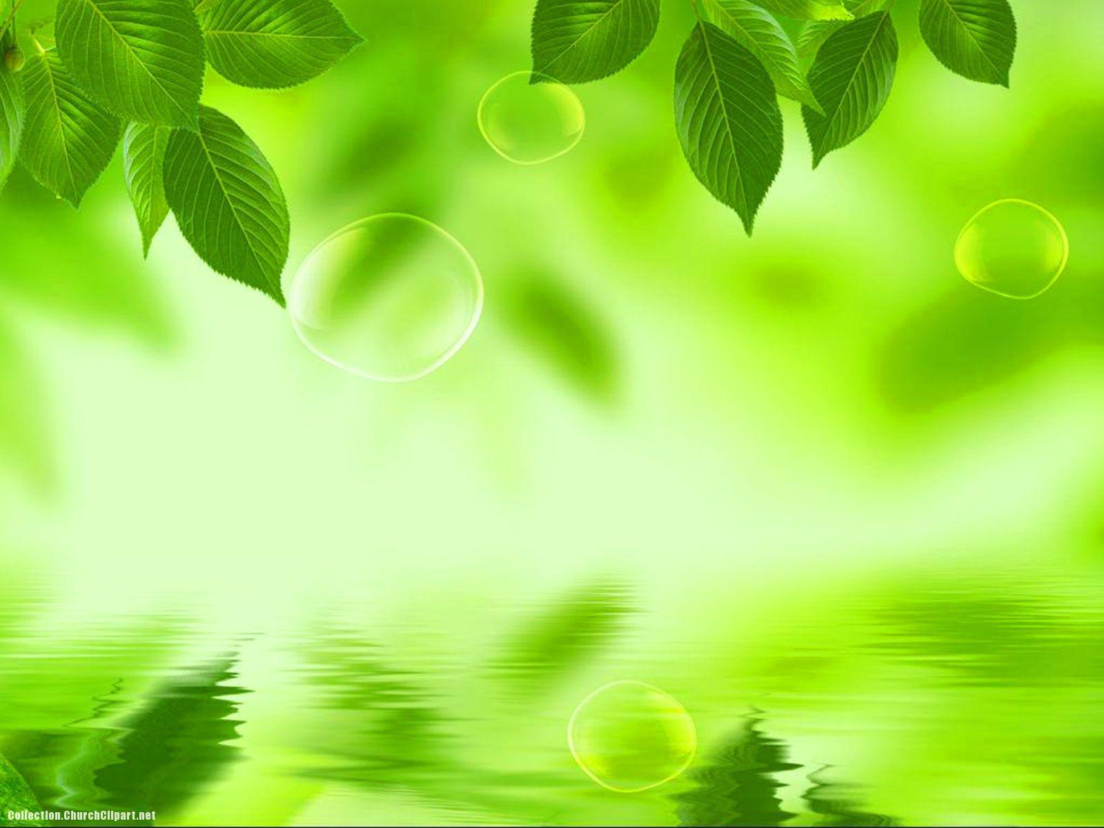 Green backgrounds for ppt