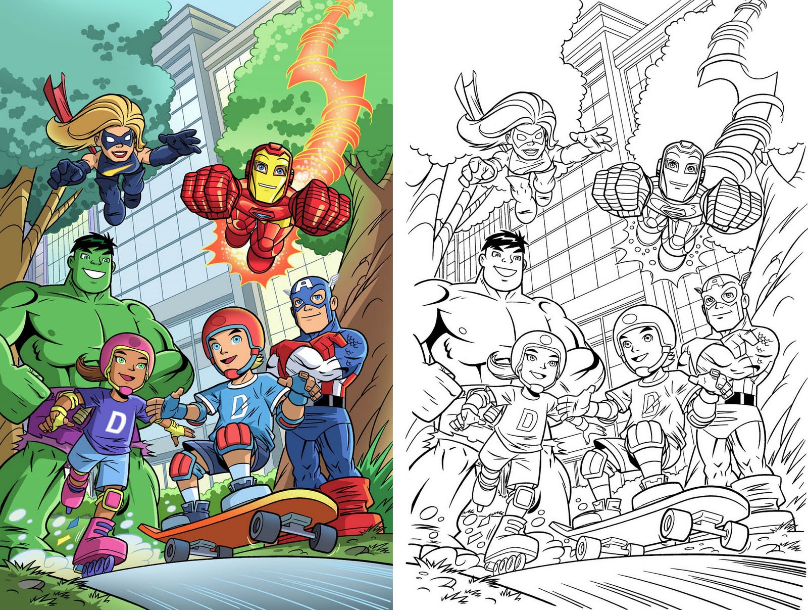 Download and print these free coloring pages. Super Hero Squad Characters Wallpapers Wallpaper Cave