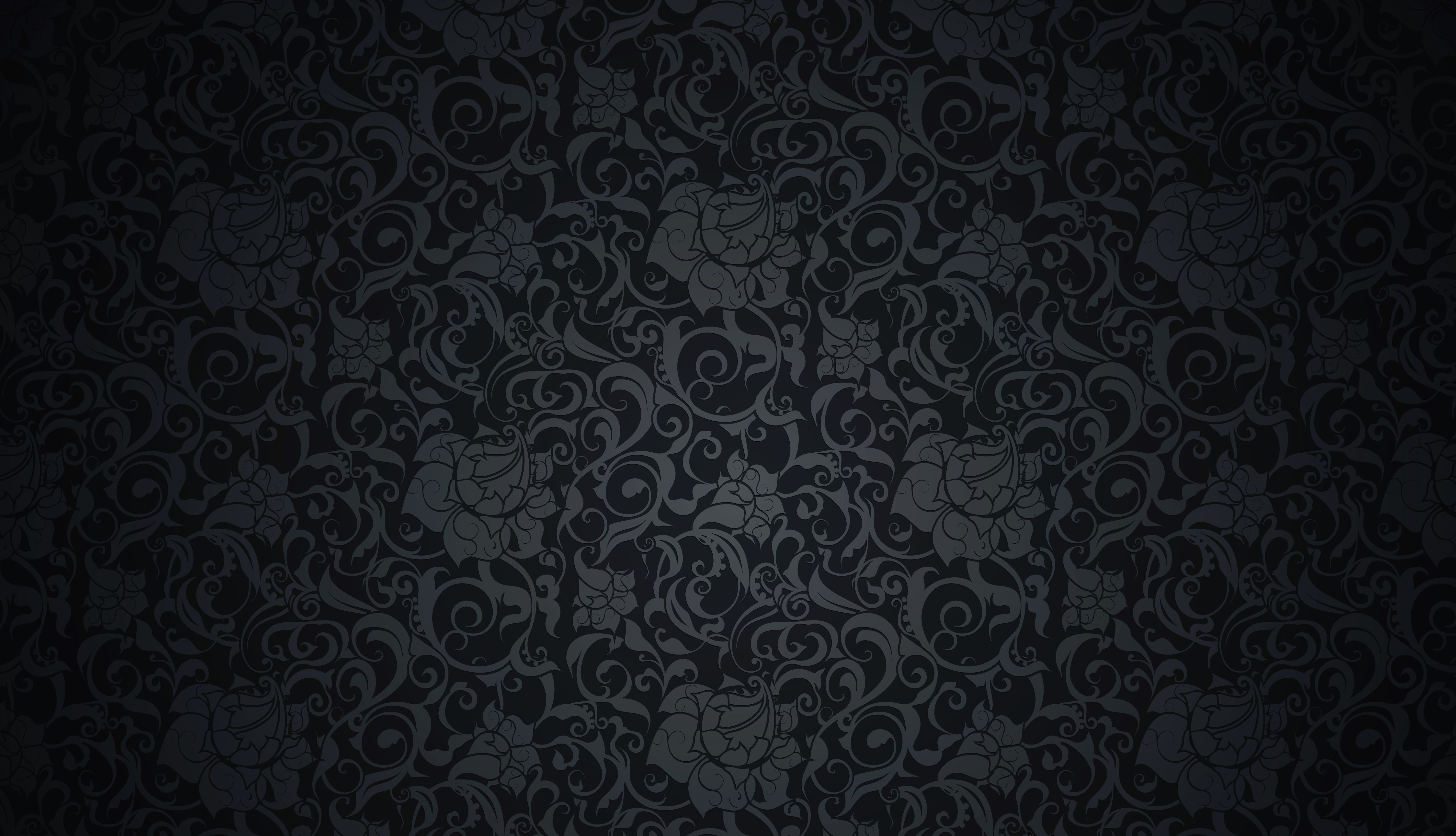 Black vintage wallpaper texture