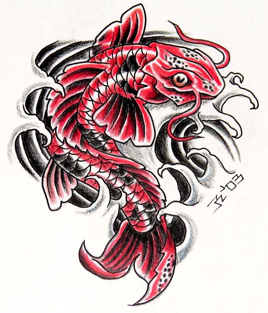 Japanese Koi Tattoo Wallpapers Wallpaper Cave