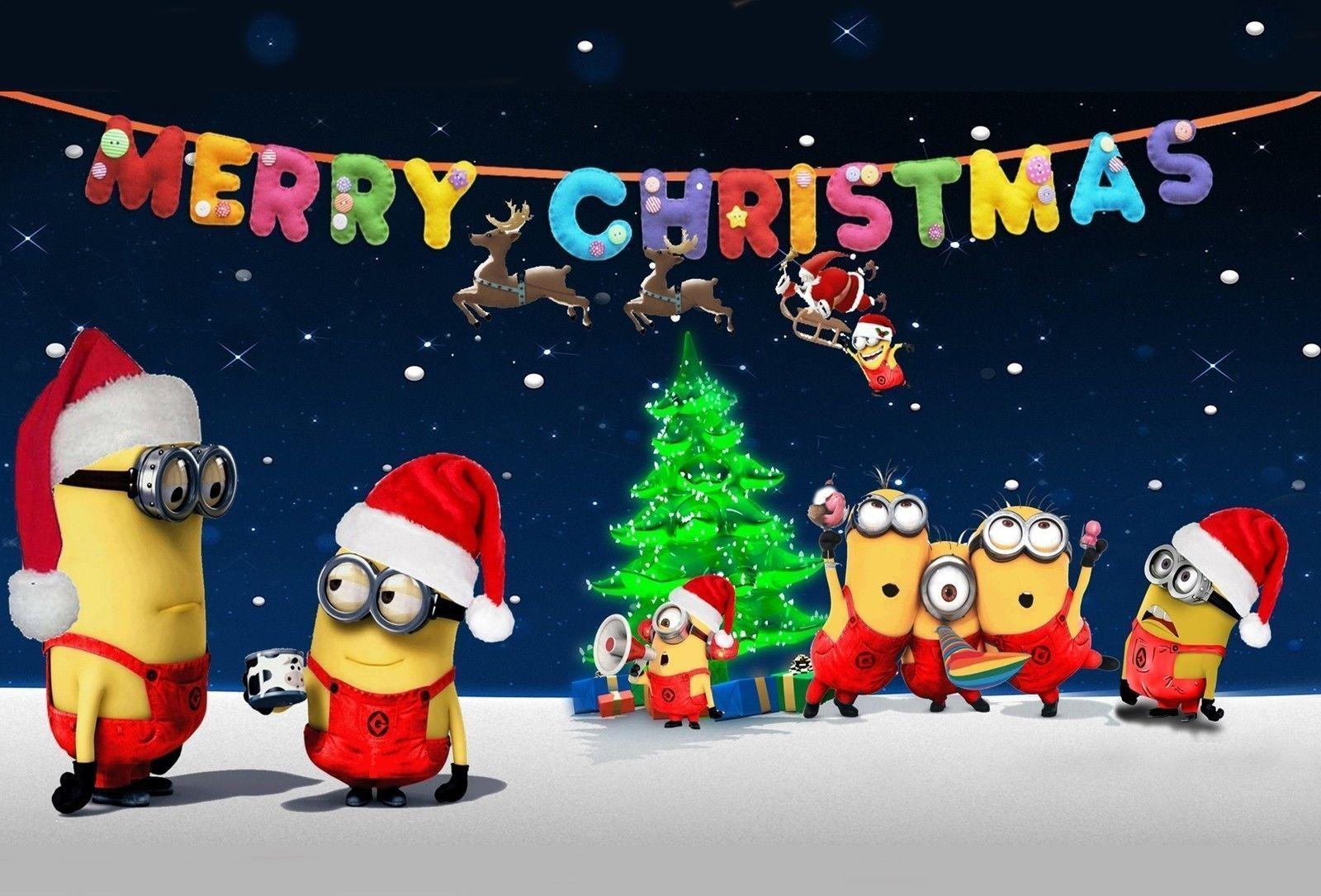 The rise of gru | trailer & movie site | july 1, 2022. Merry Christmas Minions Wallpapers Wallpaper Cave