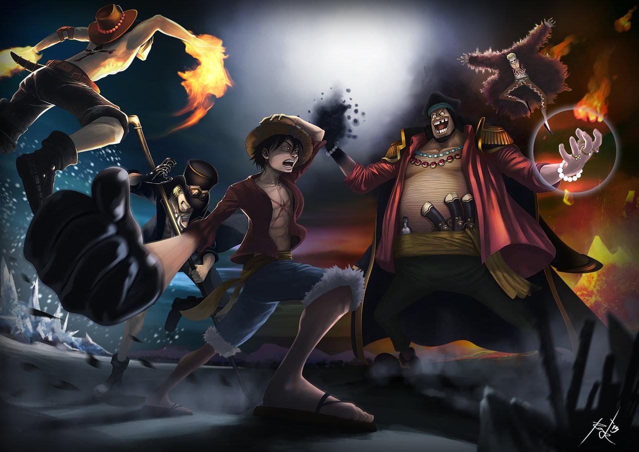 Blackbeard One Piece Wallpapers Wallpaper Cave