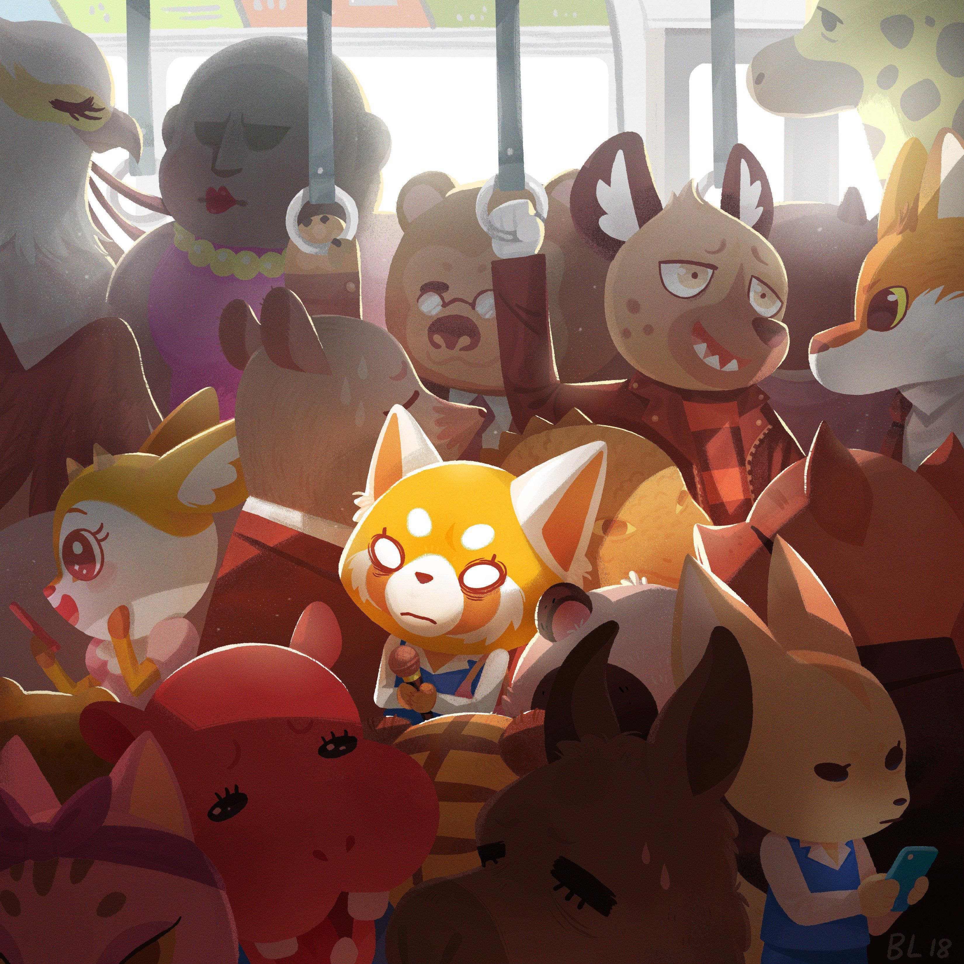 aggretsuko wallpapers wallpaper cave on aggretsuko wallpapers