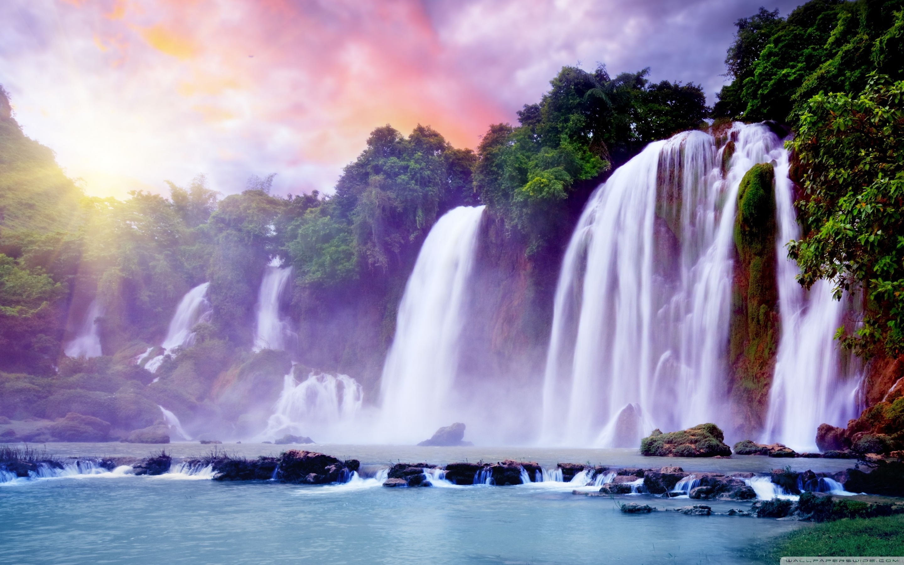 Hd pictures of waterfall and waterfall images. Tropical Waterfall Wallpapers Wallpaper Cave