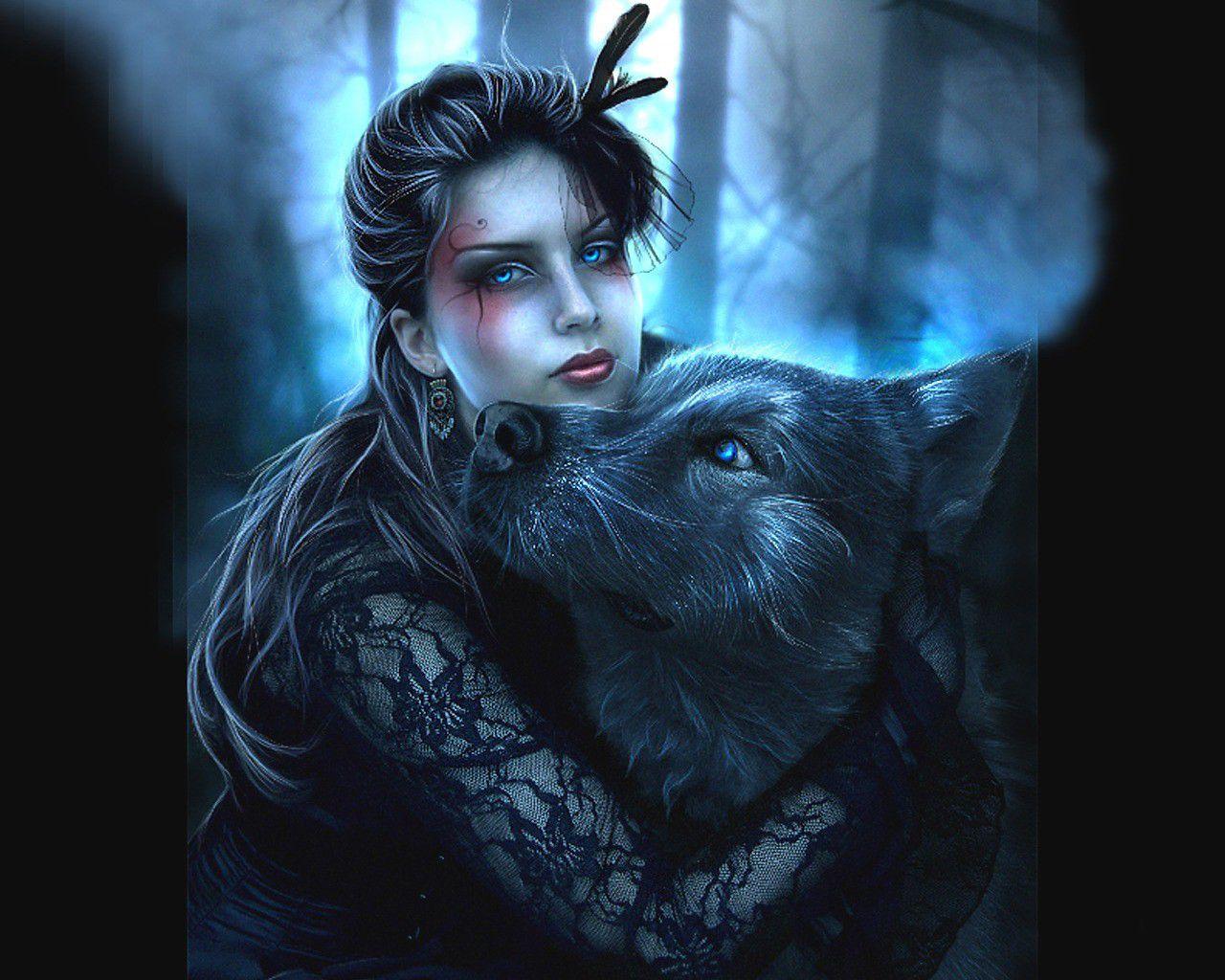 Download and use 500+ she wolf stock photos for free. Wolf Girl Wallpapers Wallpaper Cave