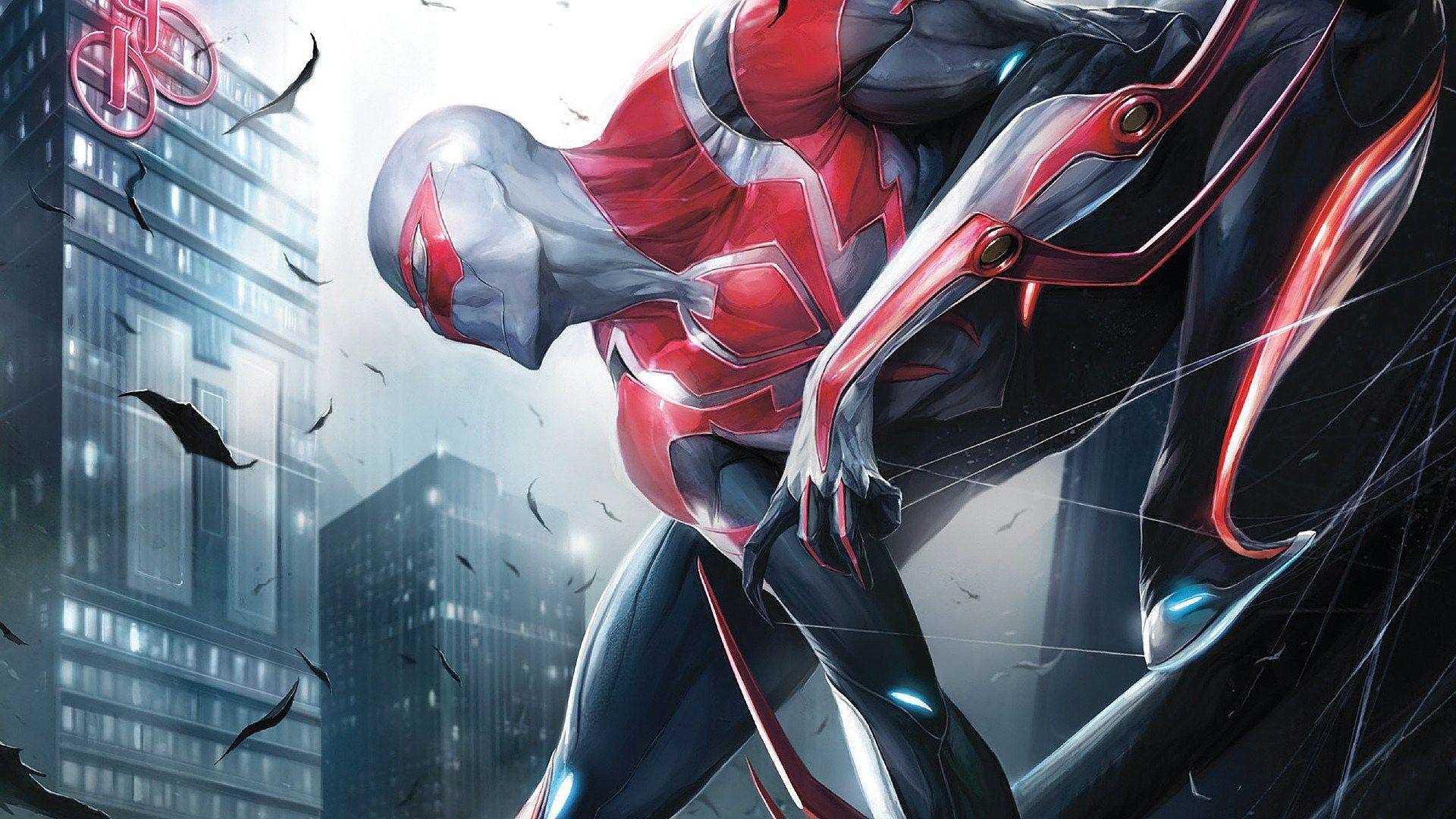 spiderman 2099 white suit wallpapers wallpaper cave on spider man 2099 white suit wallpapers