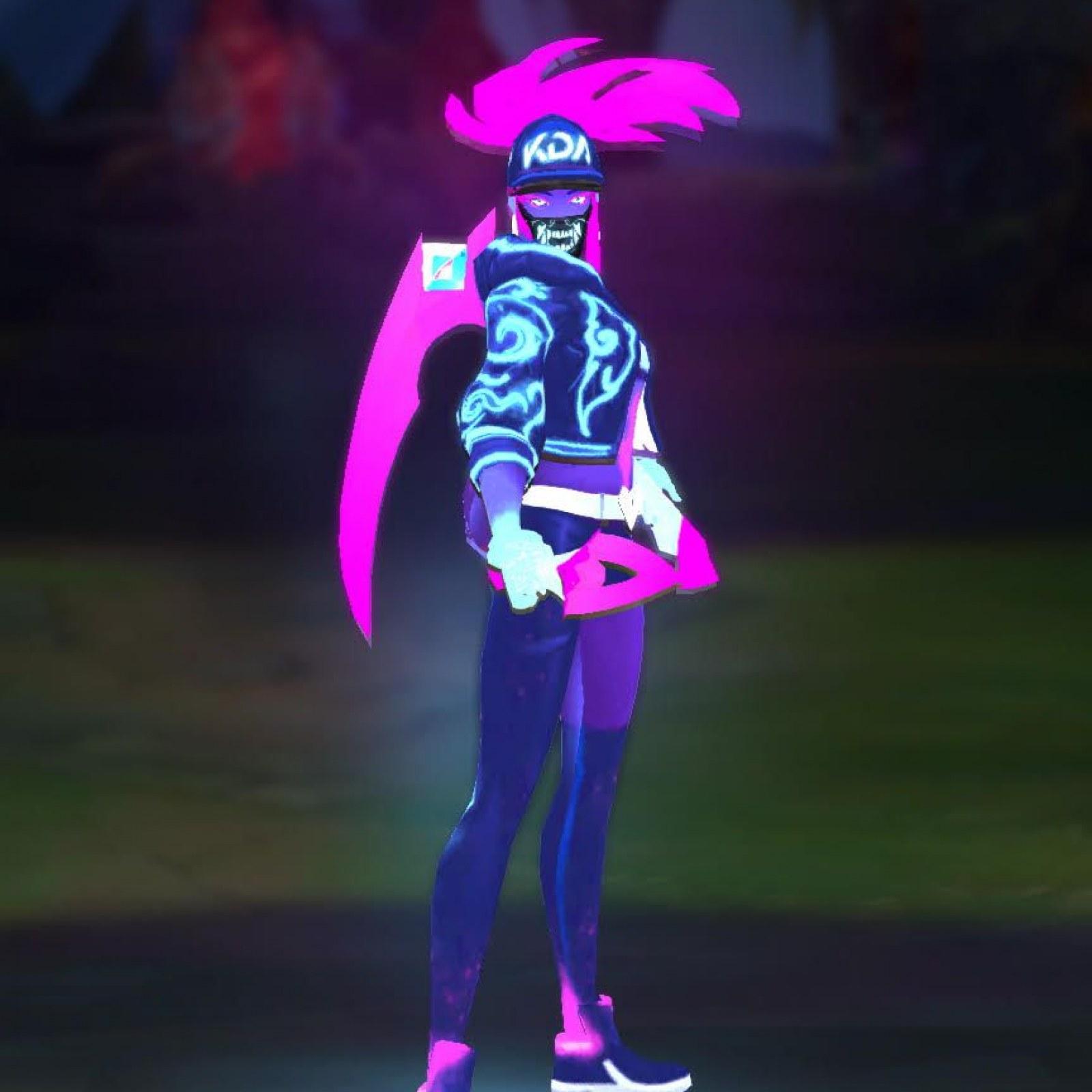 kda akali neon wallpapers wallpaper cave on kda akali cosplay league of legends neon wallpapers