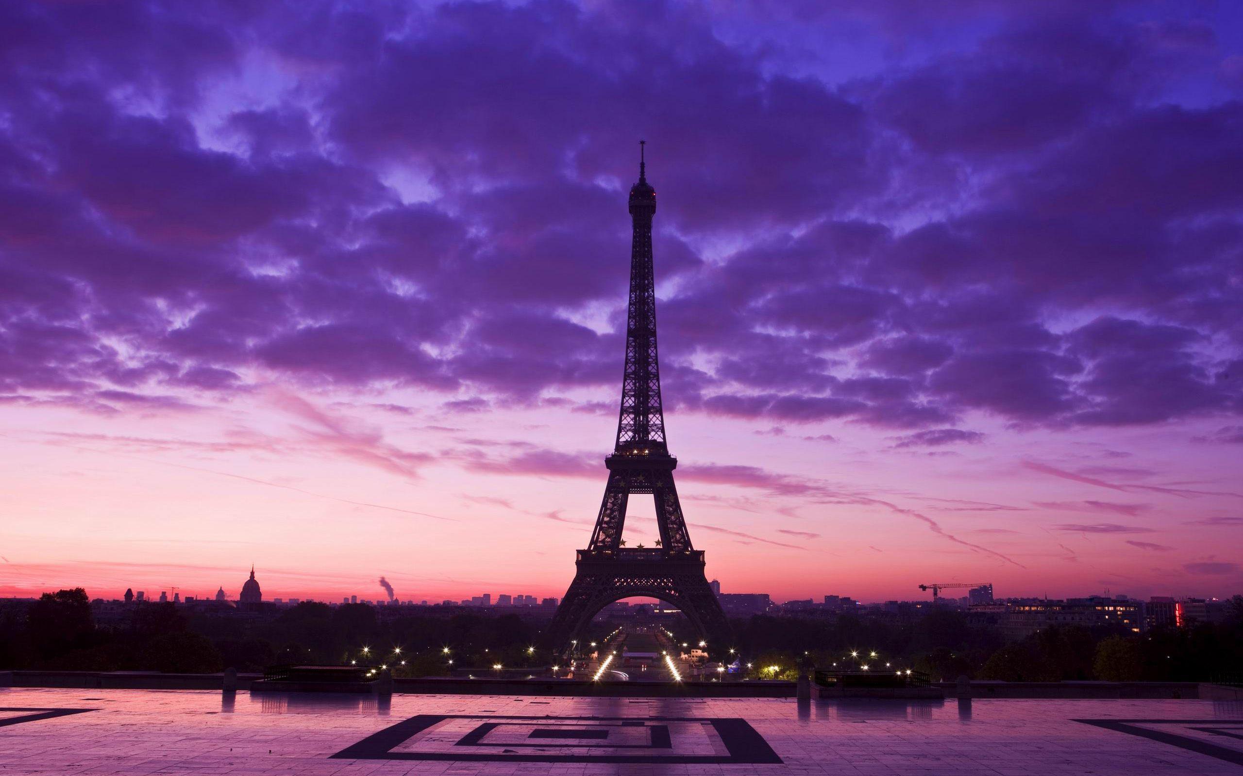 Sunset on the seine with notre dame and the eiffel tower in the background · 9. Paris Sunset Wallpapers Wallpaper Cave