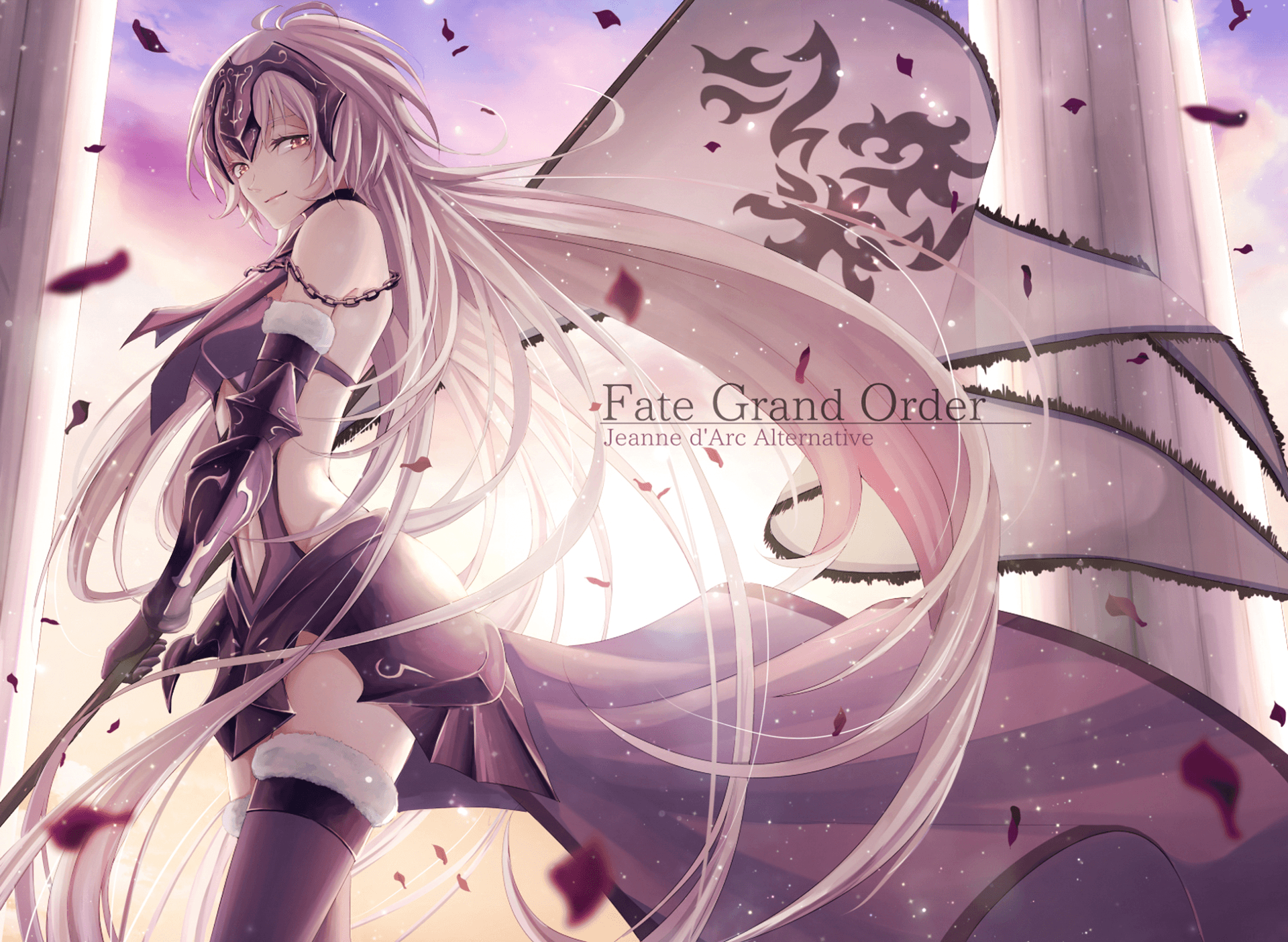 Fate apocrypha anime fa fgo jeanne d'arc fate grand order ruler umbrella rain anti uv parasol action figure gift. Jeanne Alter Wallpapers Wallpaper Cave