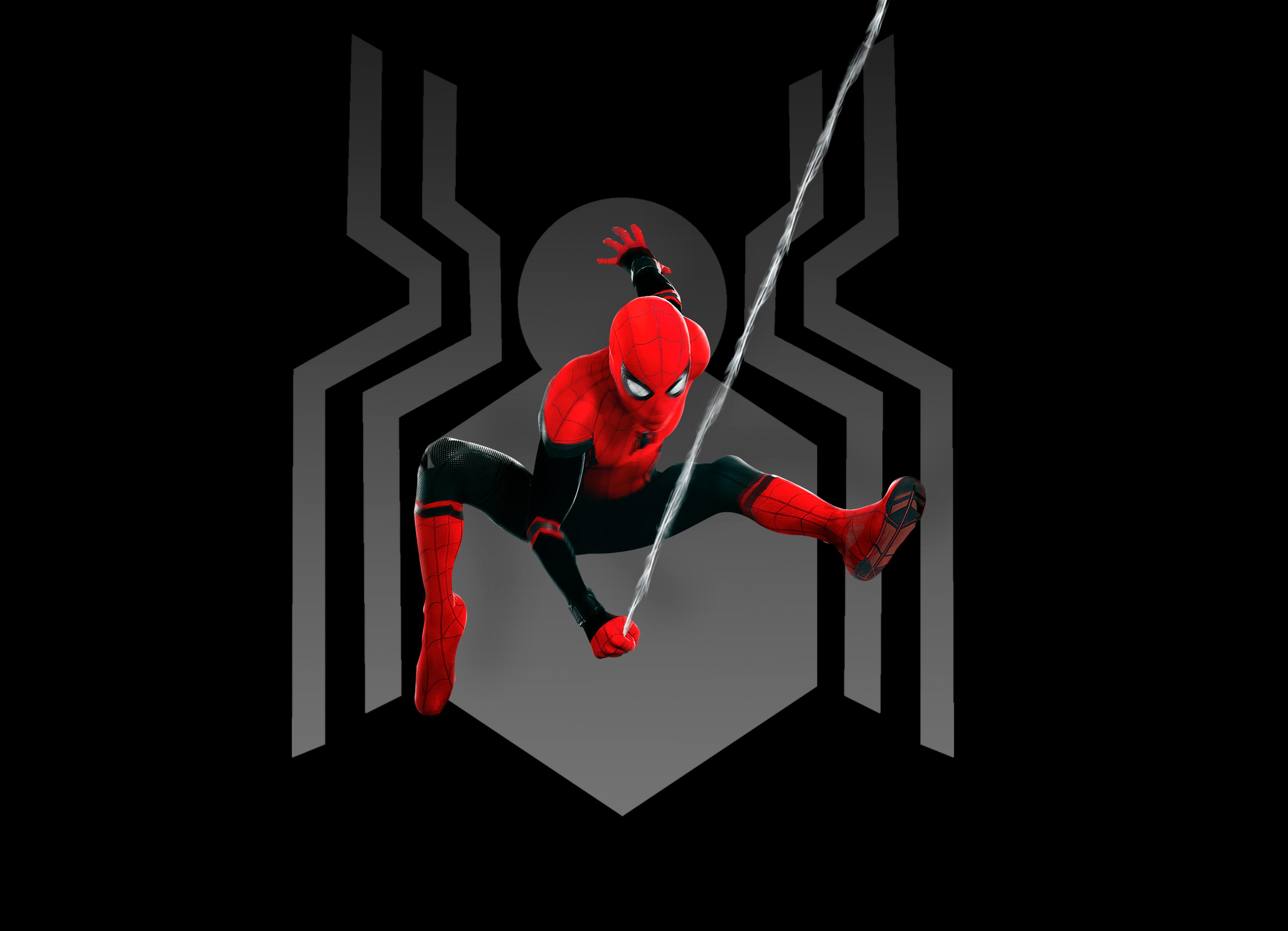 spiderman far from home logo wallpapers wallpaper cave on spider man far from home logo wallpapers