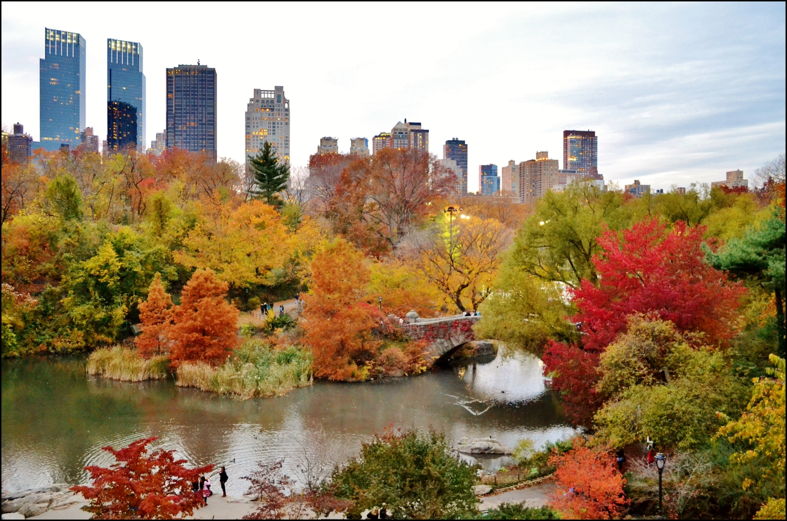 Autumn central park new york wallpapers