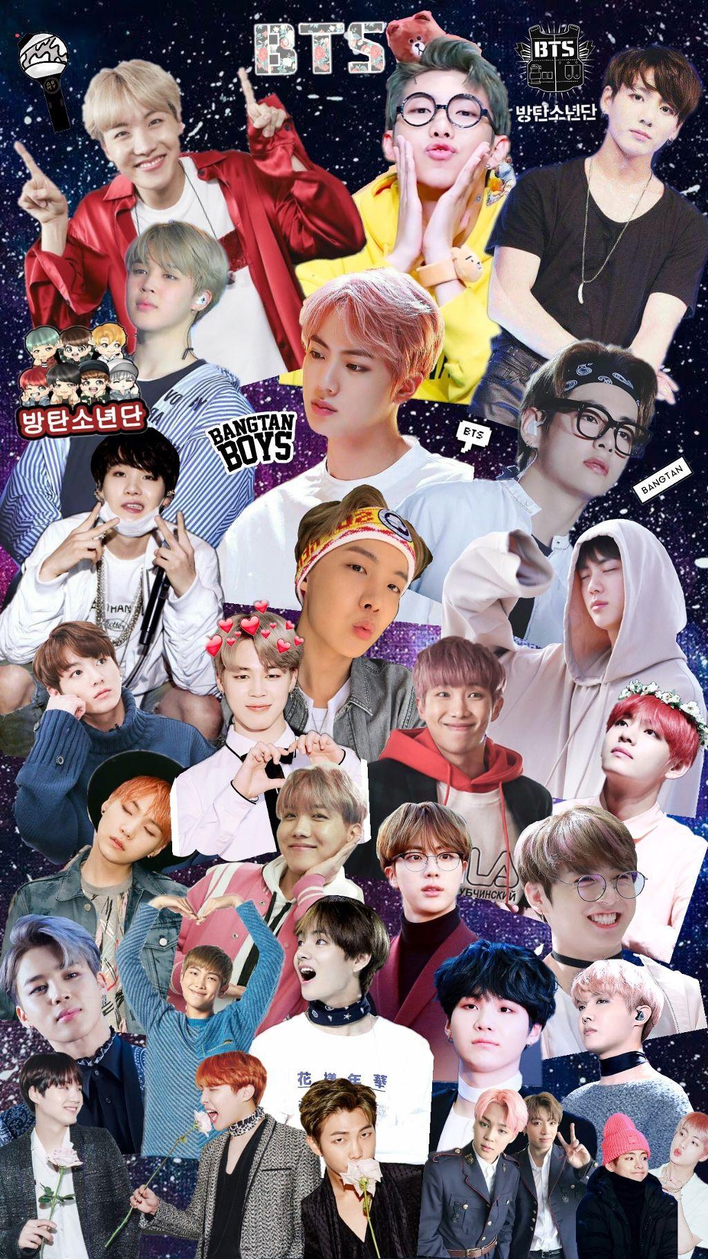 bts collage wallpapers wallpaper cave on bts collage wallpapers