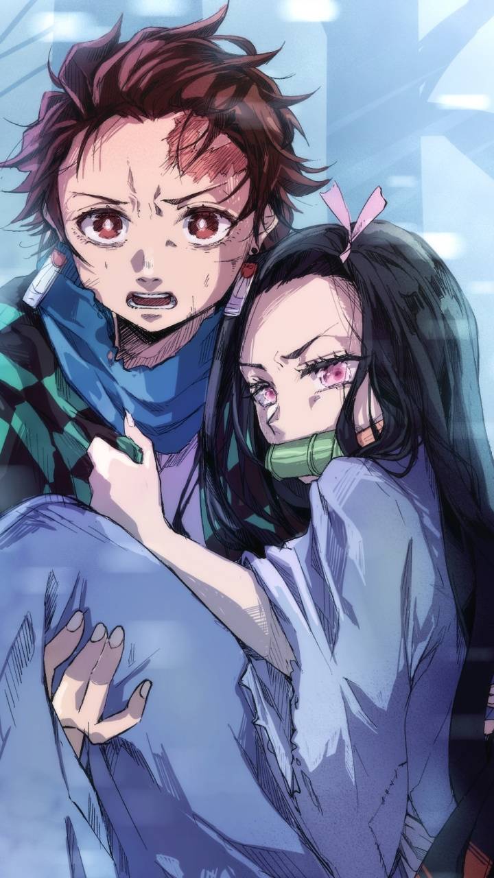 tanjiro and nezuko iphone wallpapers wallpaper cave on tanjiro x nezuko wallpapers