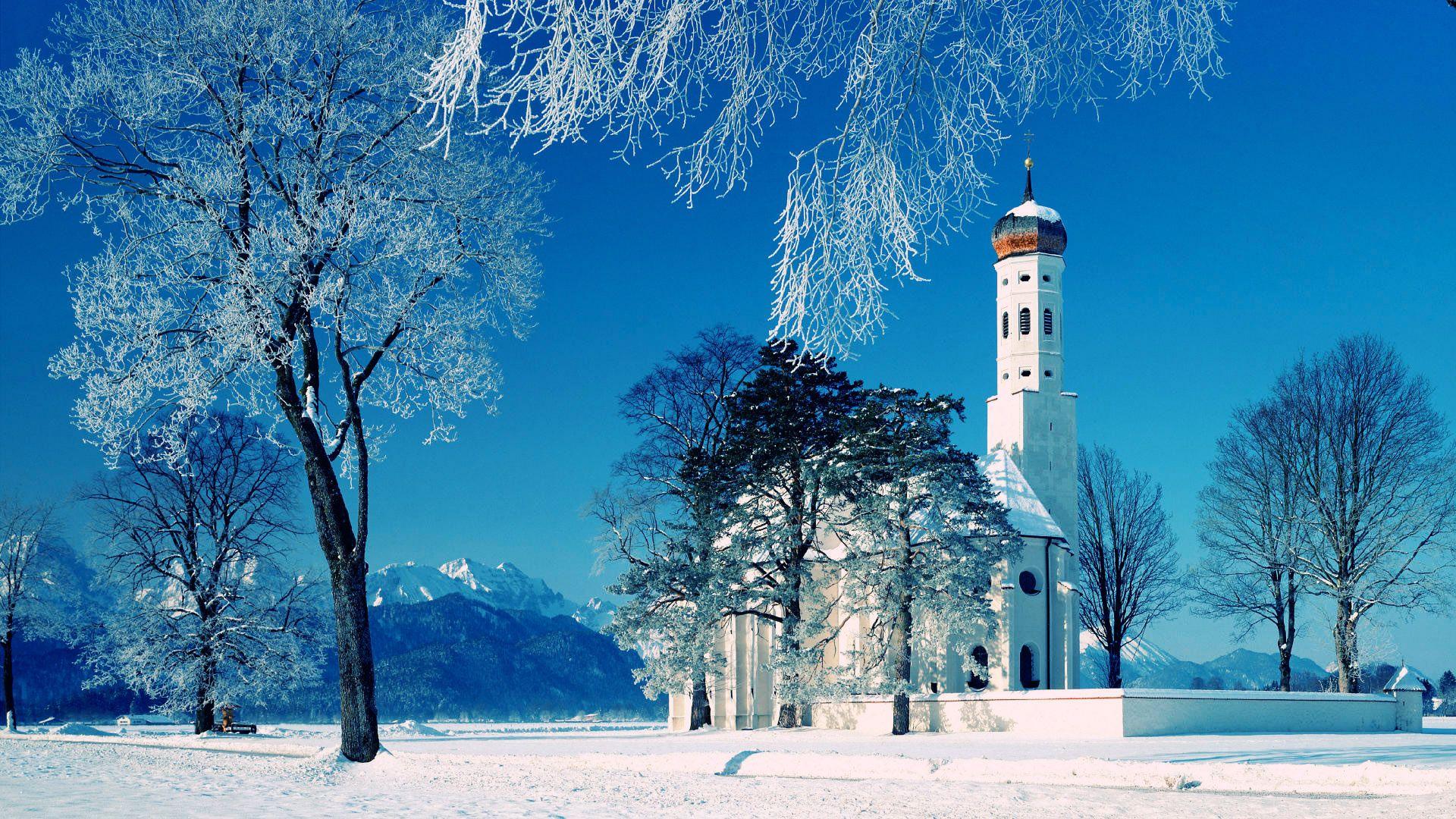 Christmas church wallpapers