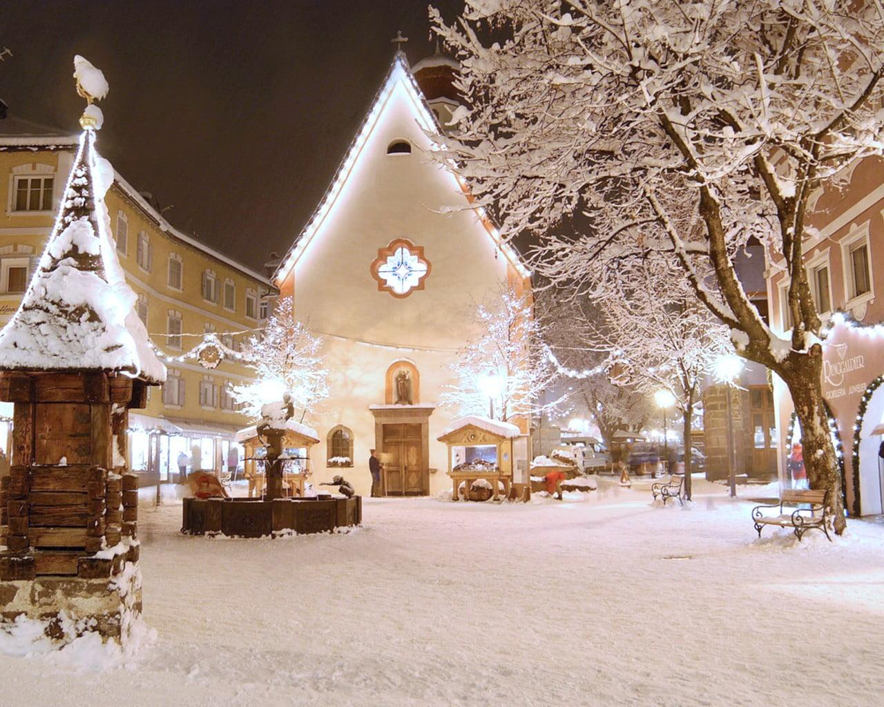 Christmas church wallpapers