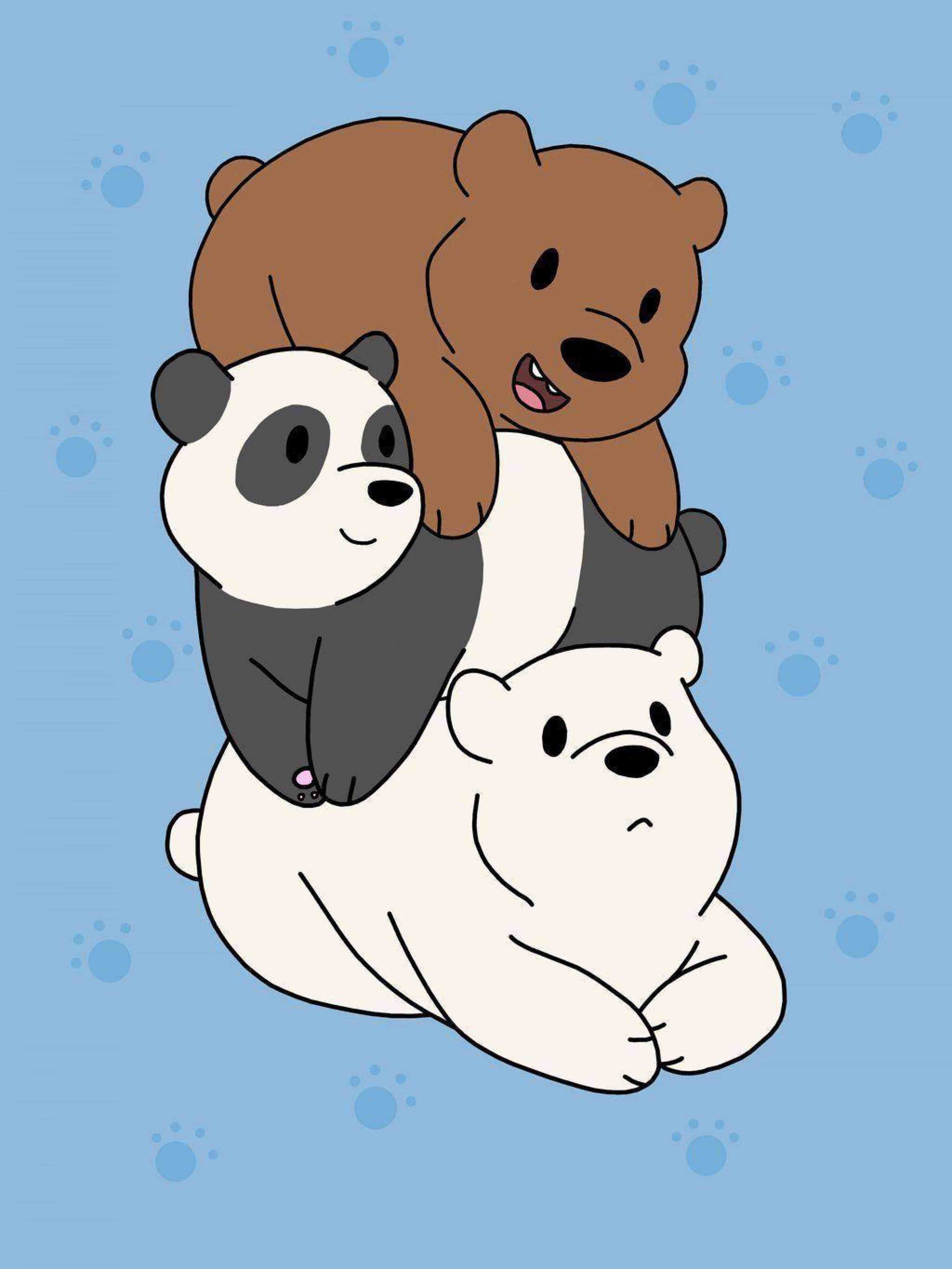 Cute Iphone We Bare Bears Wallpapers Wallpaper Cave