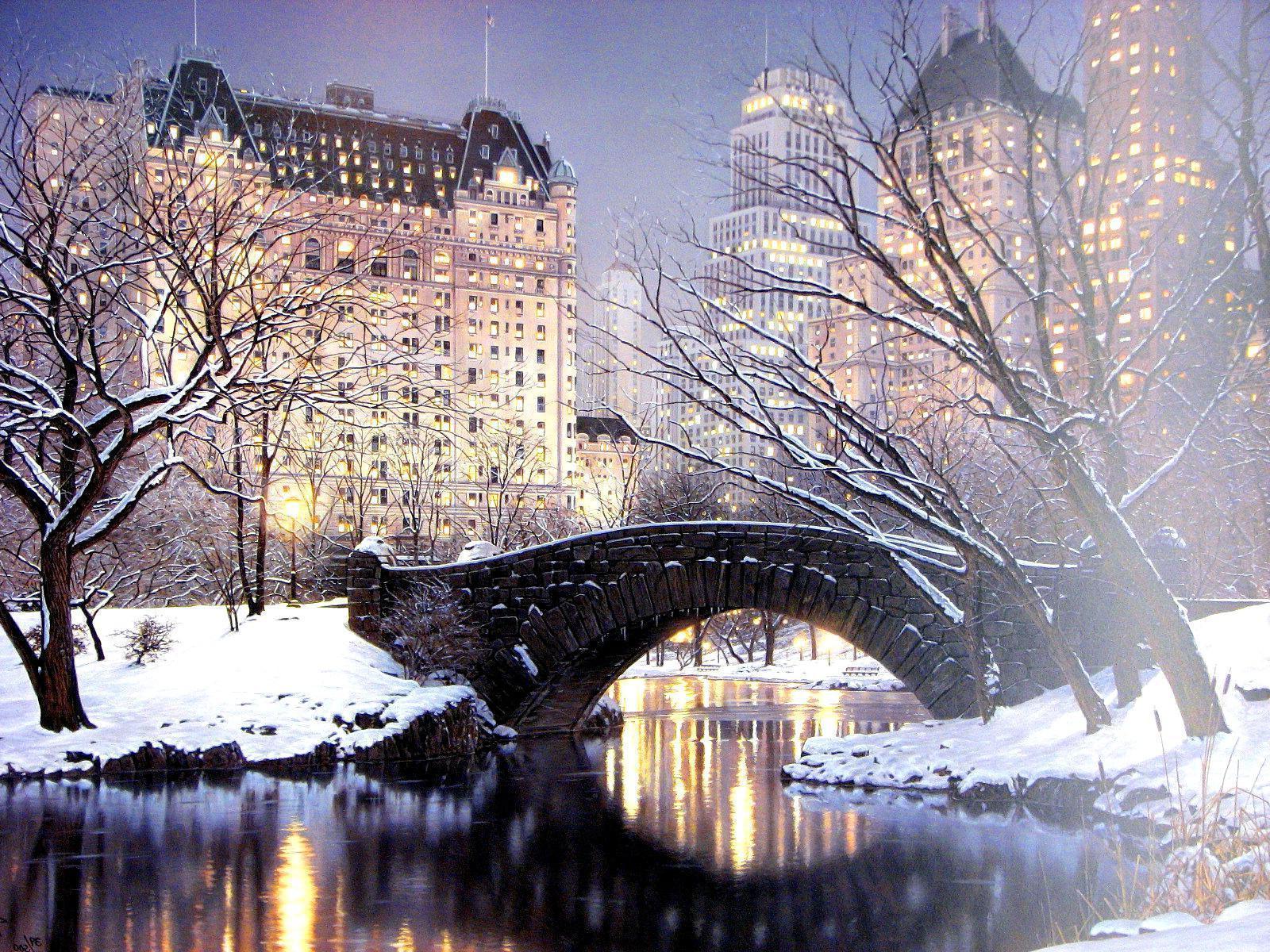 Central Park Winter Wallpapers - Wallpaper Cave