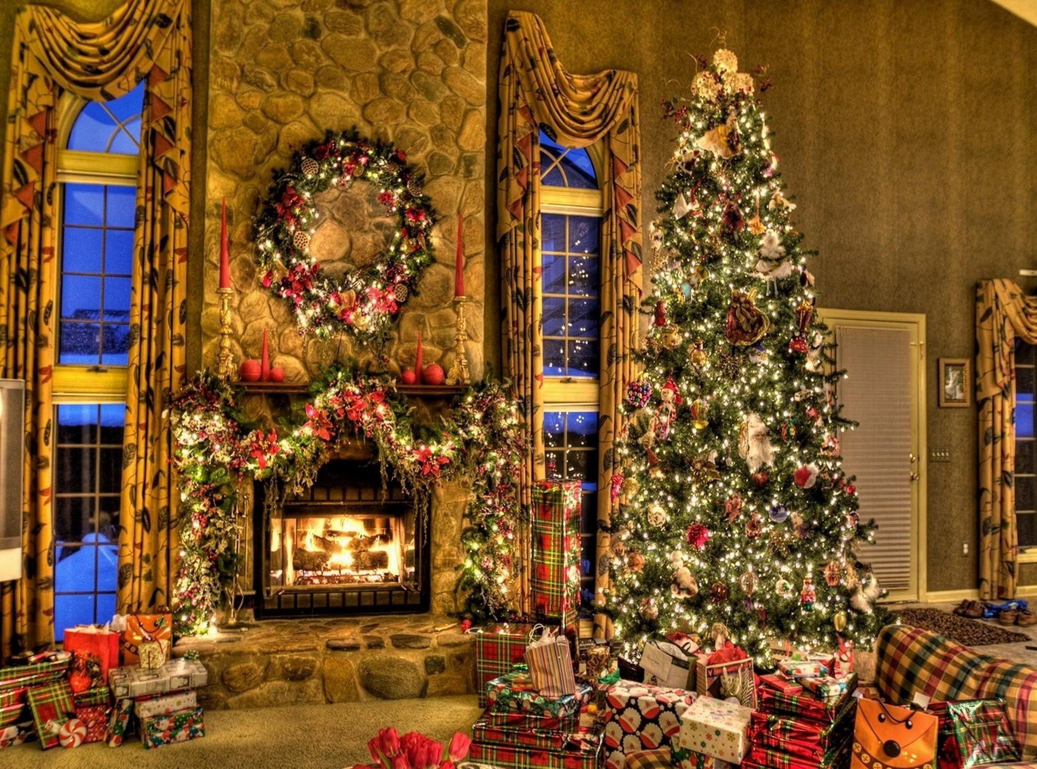 Fireplace Zoom Background 49 Christmas Zoom Backgrounds That Even Santa Claus Himself Would Approve Of Popsugar Tech Photo 6