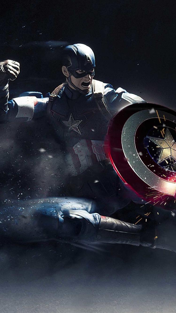 Captain America Hd Mobile Wallpapers Wallpaper Cave