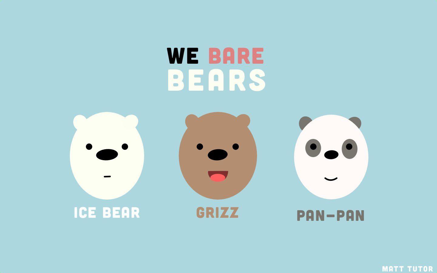 We Bare Bear Computer Wallpapers Wallpaper Cave
