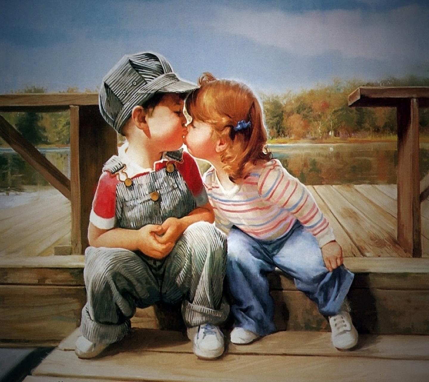 baby kiss wallpapers wallpaper cave on kids kissing wallpapers