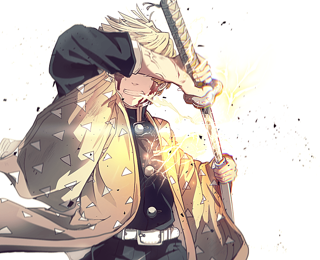 Zenitsu Agatsuma Kimetsu No Yaiba Wallpapers Wallpaper Cave