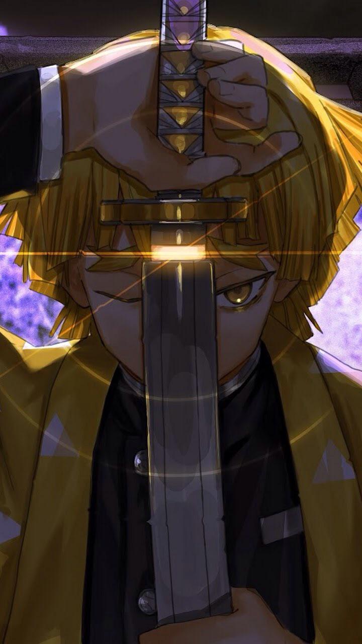 Zenitsu Agatsuma Kimetsu No Yaiba Wallpapers Wallpaper Cave