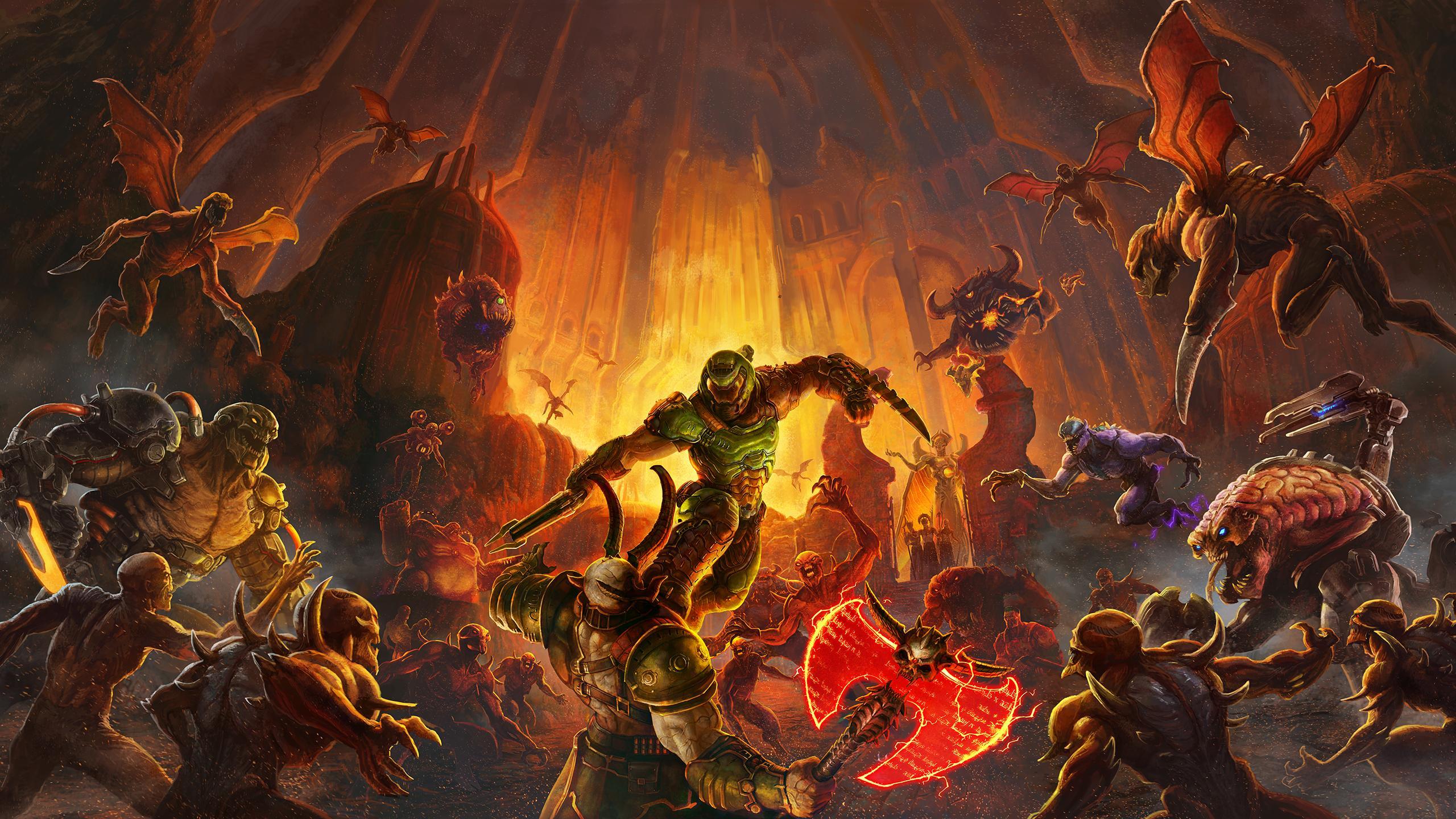 doom eternal hd wallpapers wallpaper cave on doom eternal wallpapers