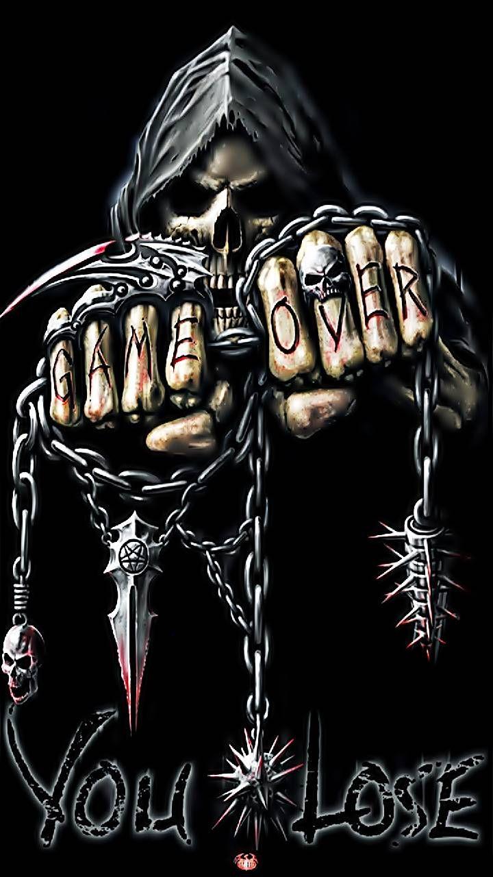 game over 4k wallpapers wallpaper cave on skull gamer wallpapers