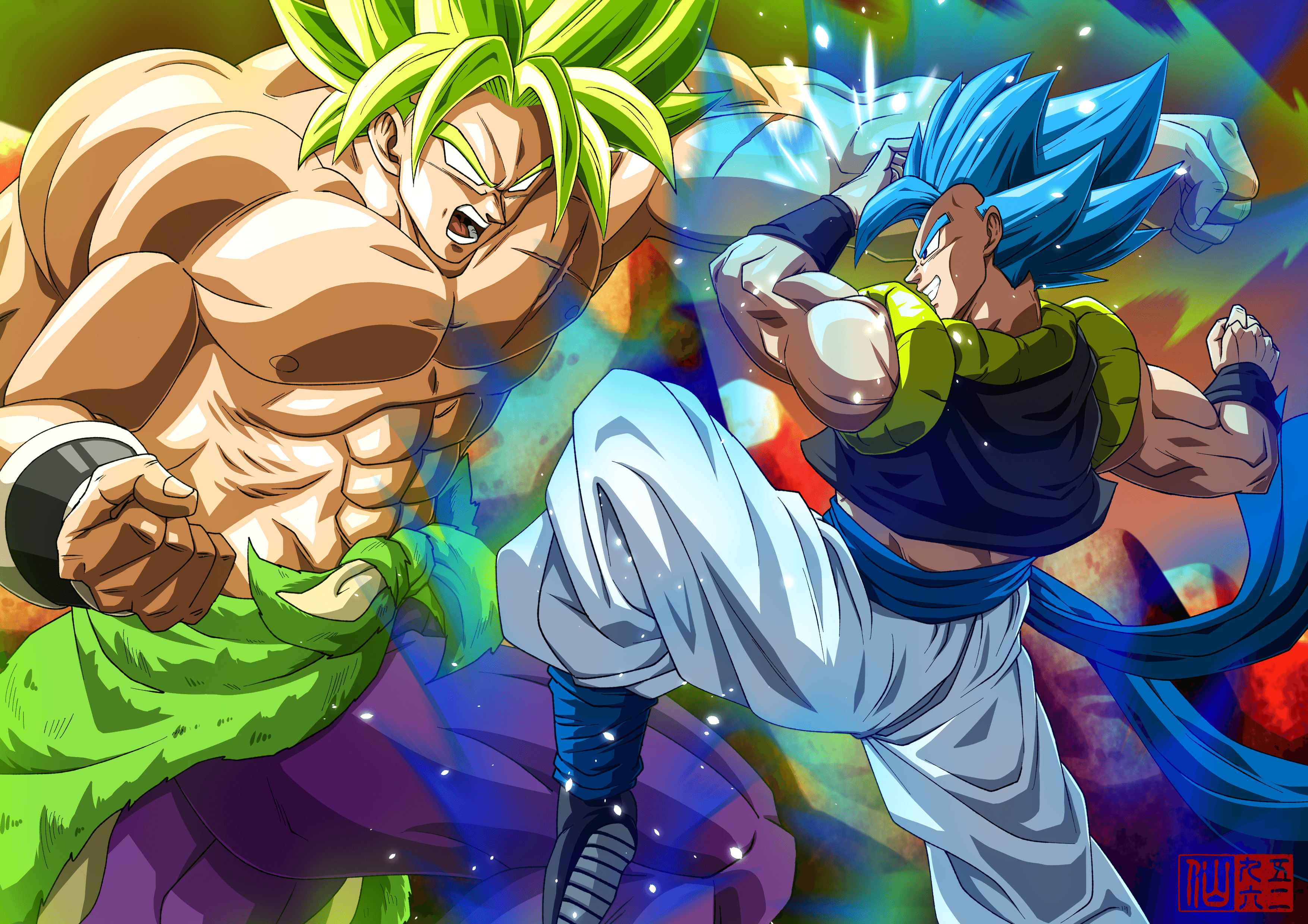 Gogeta ssj blue dbs broly png