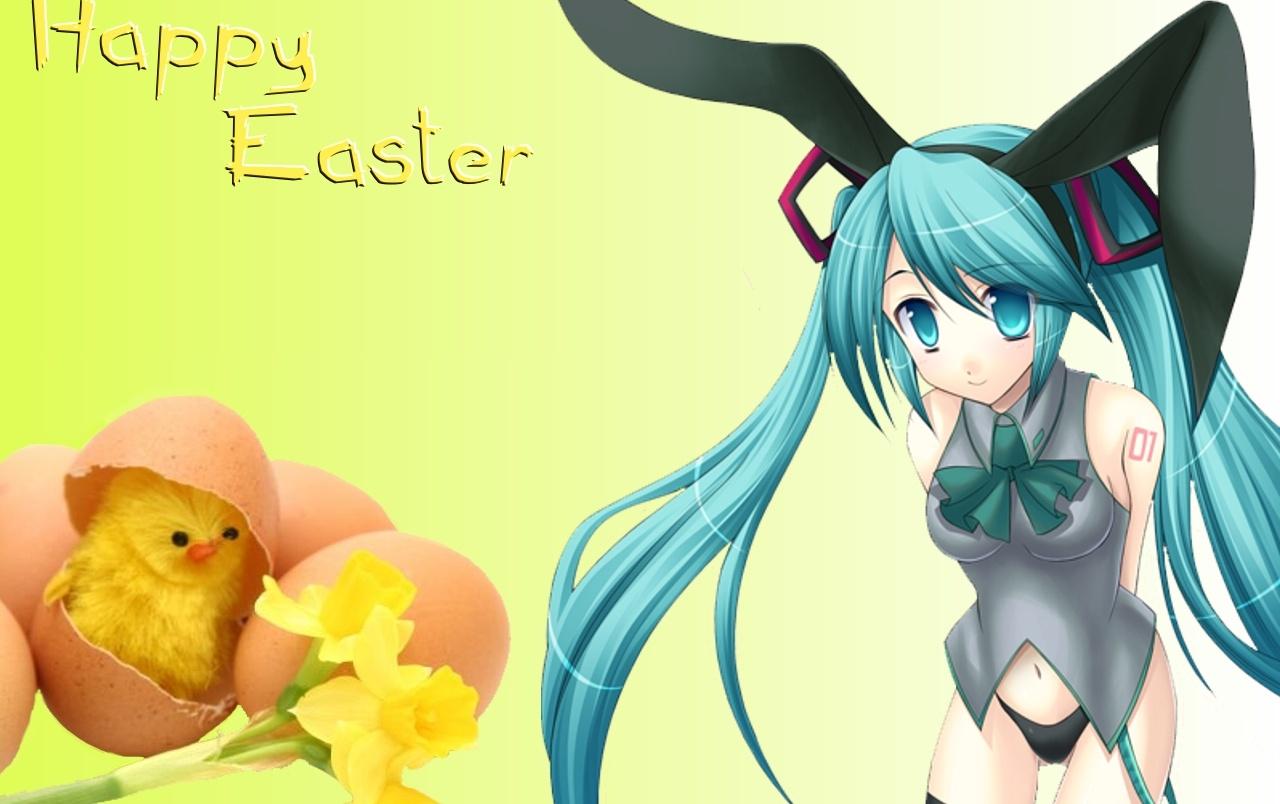 anime girl easter wallpapers wallpaper cave on anime easter laptop wallpapers