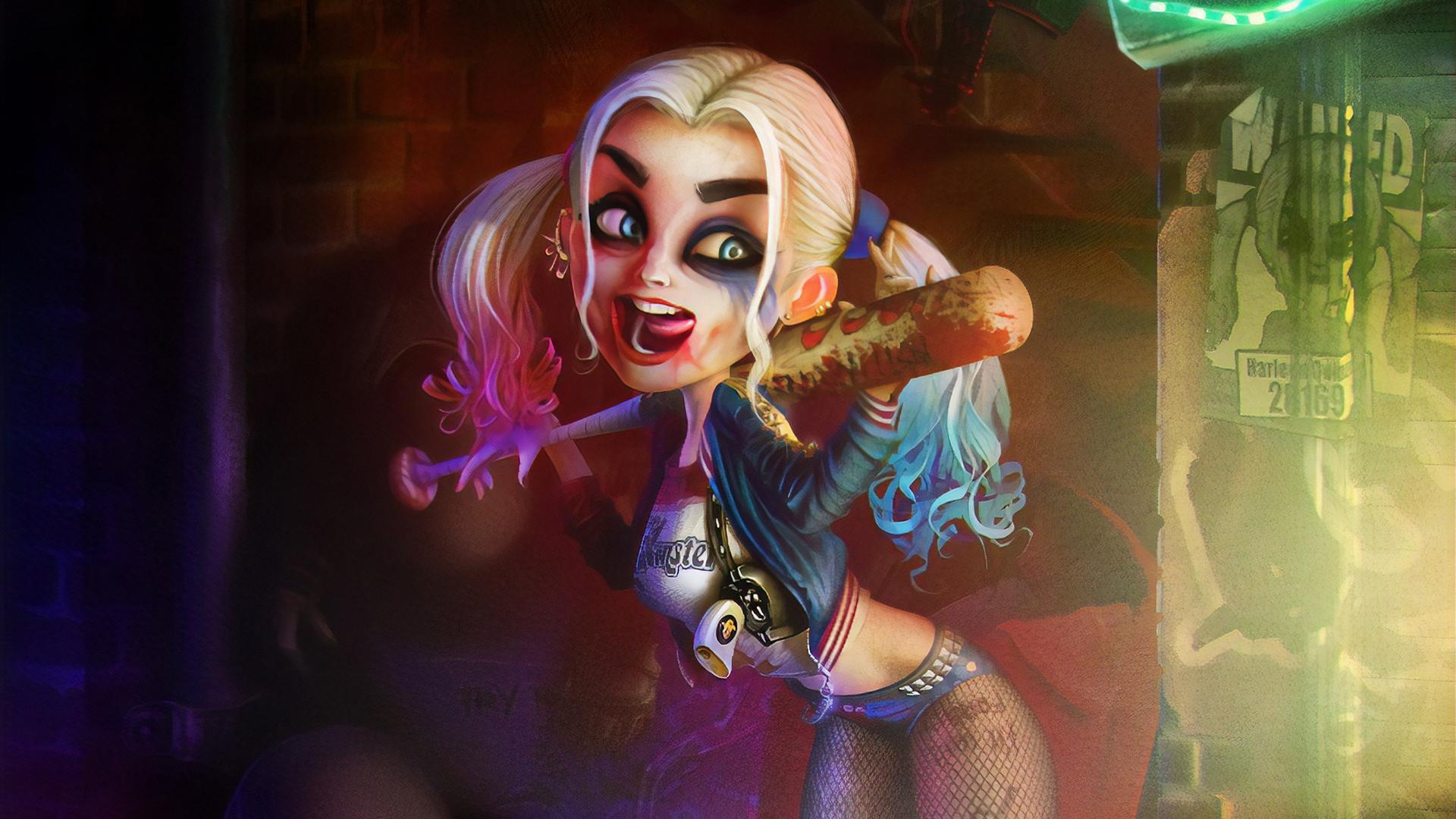 harley quinn baseball bat wallpapers wallpaper cave on harley quinn baseball bat wallpapers