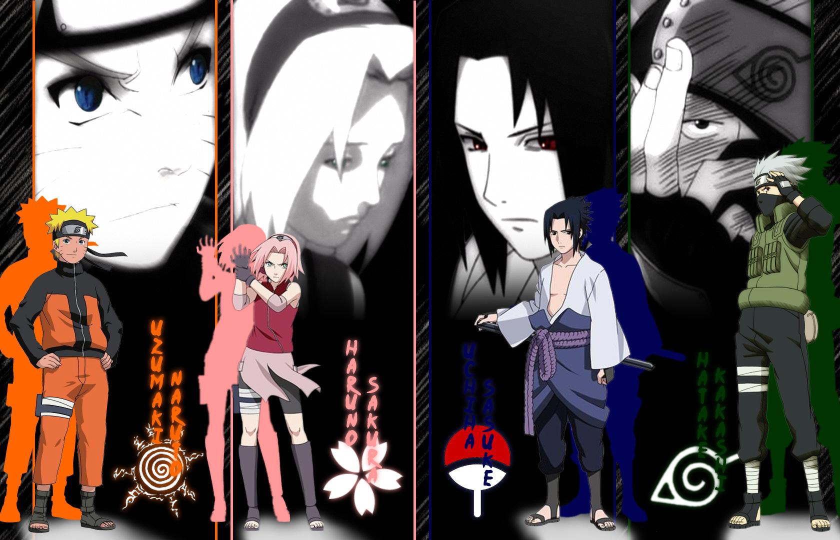 Naruto Sakura Sasuke Kakashi Wallpapers Wallpaper Cave