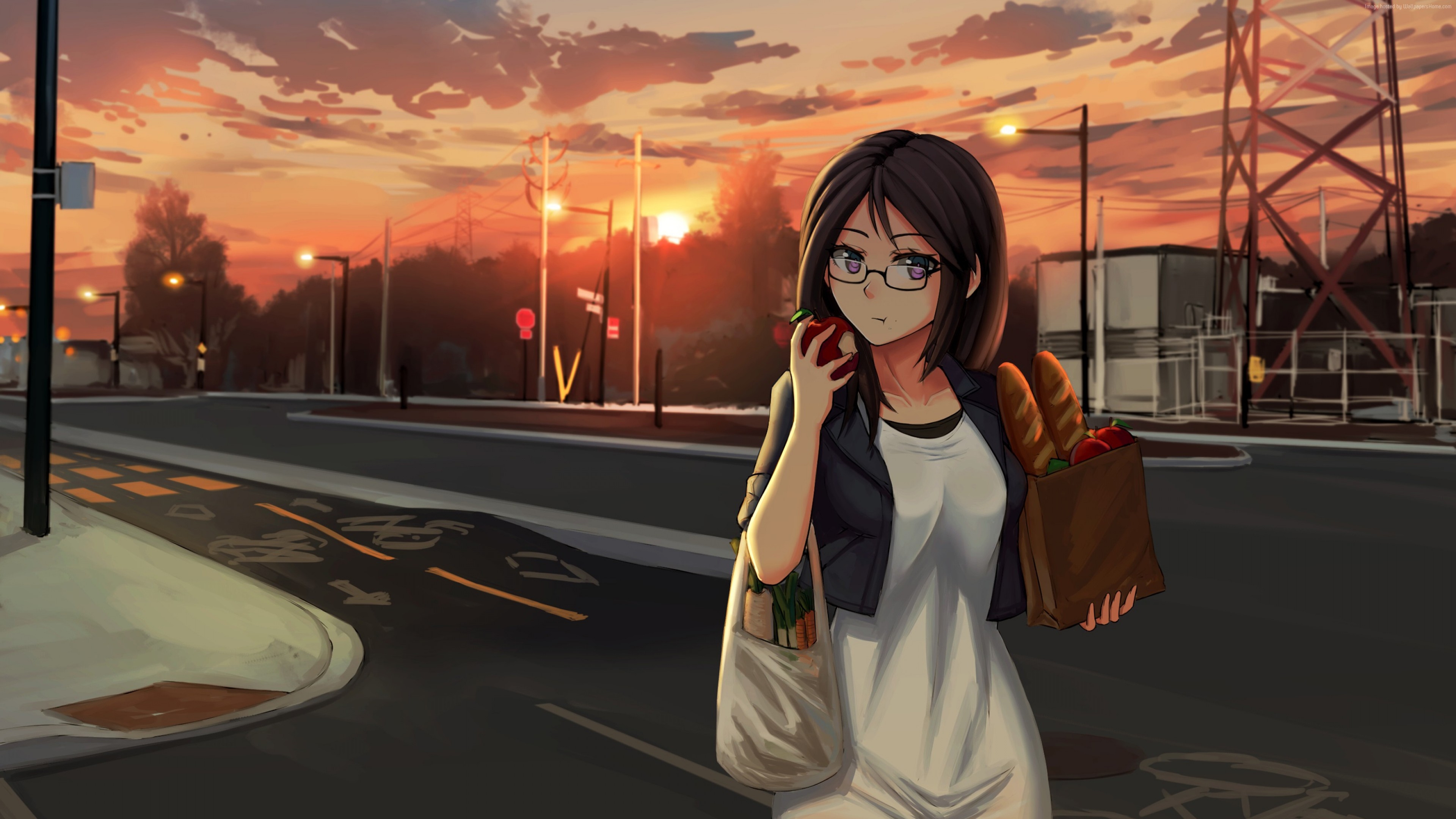 Anime Girl 4k 3d Wallpapers Wallpaper Cave