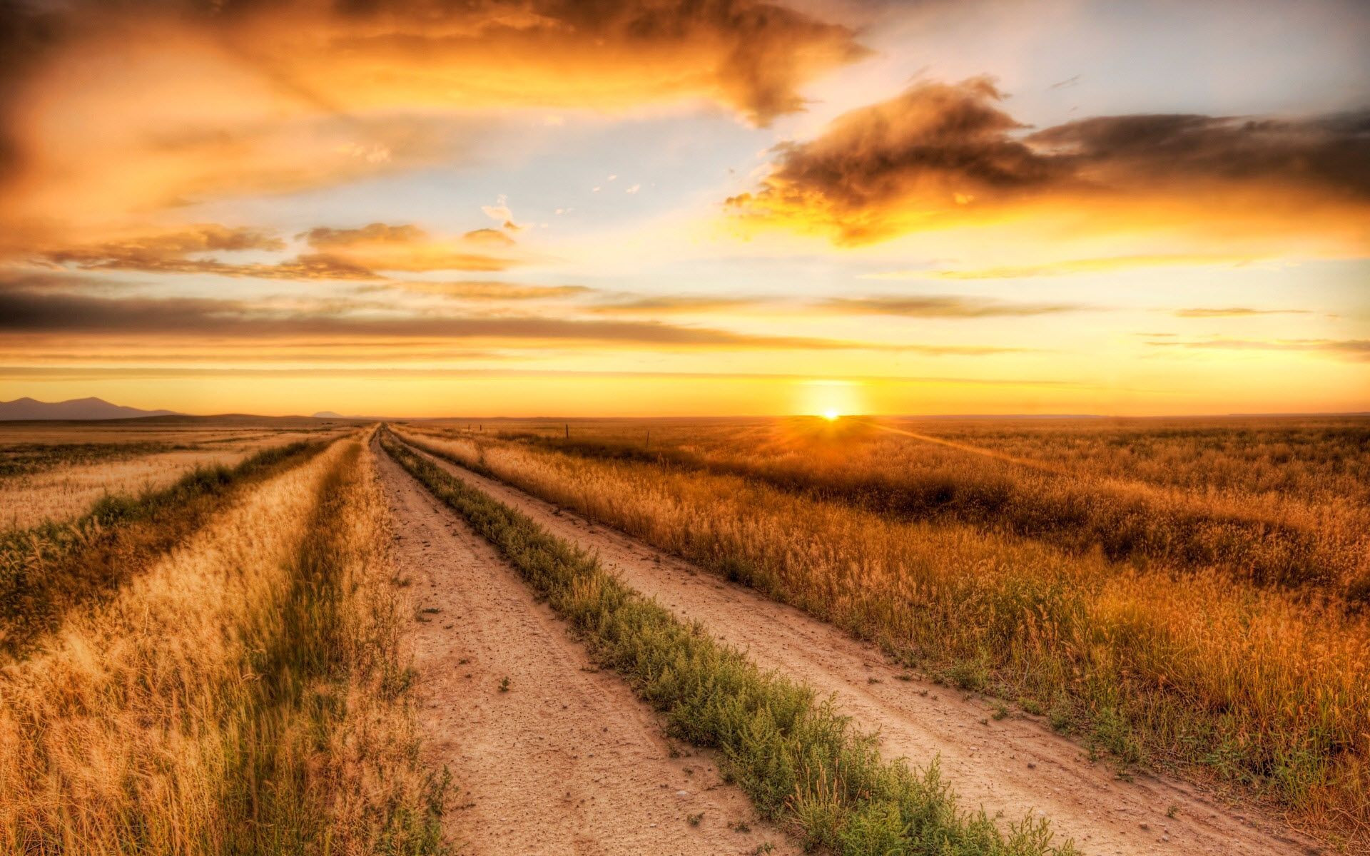 Road through farmland 4k ultra hd desktop wallpaper. Country Sunset Wallpapers Wallpaper Cave