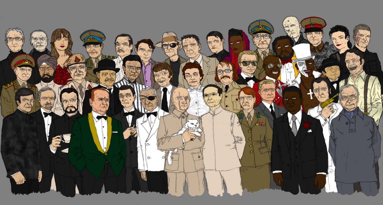 James bond villains wallpaper
