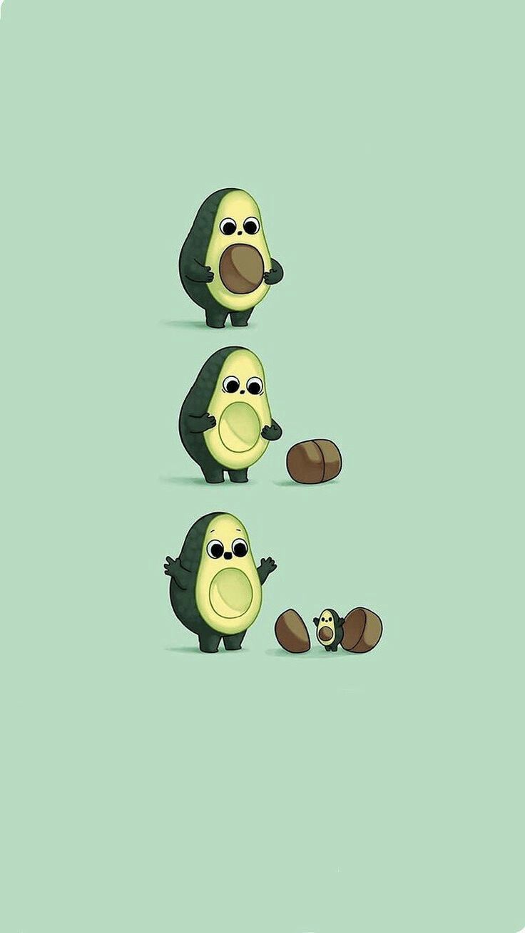 Download 60+ free aesthetic fruit wallpapers and hd background images for any. Kawaii Avocado iPhone Wallpapers - Wallpaper Cave