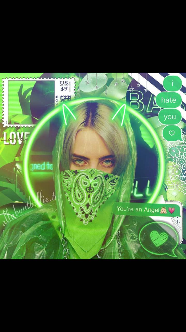 billie eilish aesthetics green wallpapers wallpaper cave on billie eilish green aesthetic wallpapers