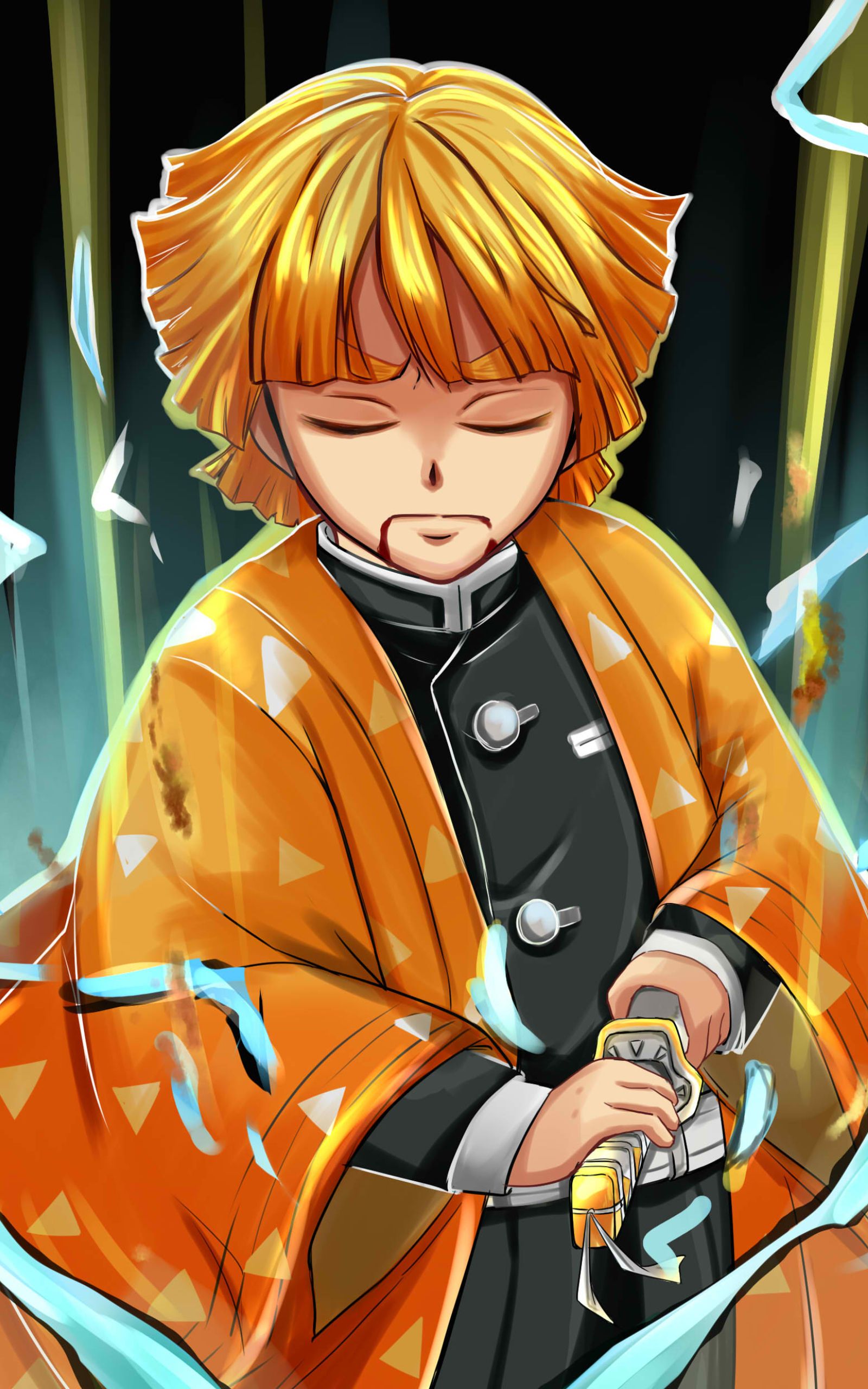 14+ aesthetic zenitsu wallpaper background on zenitsu aesthetic wallpapers