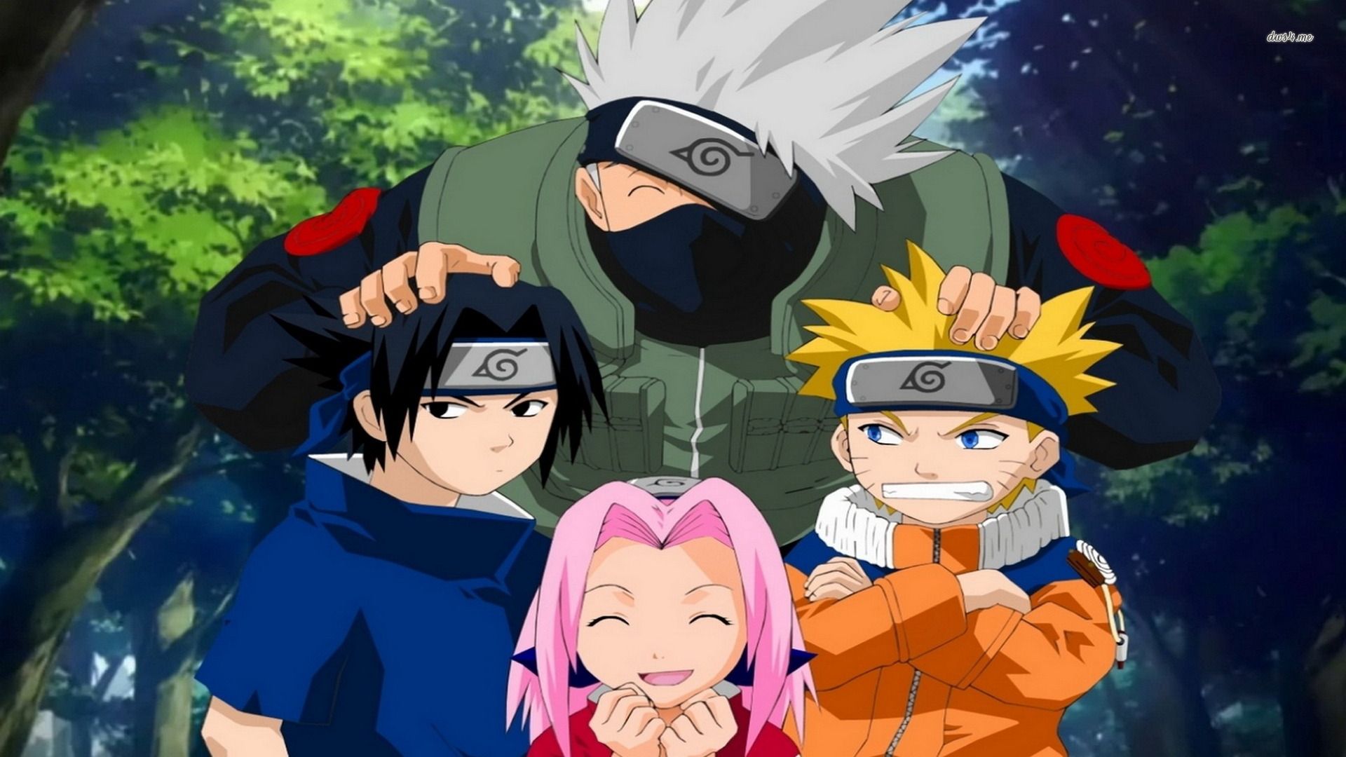 Naruto Sakura Sasuke Kakashi Wallpapers Wallpaper Cave