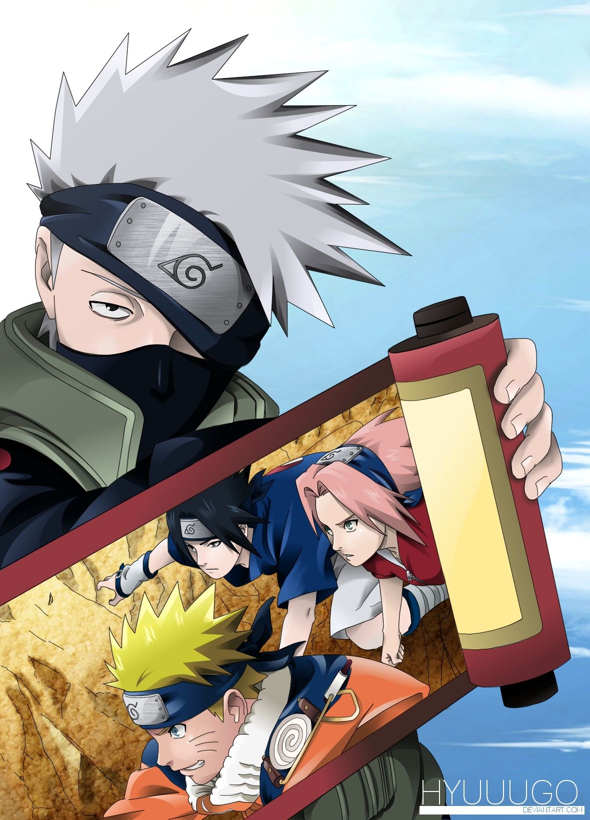 Naruto Sakura Sasuke Kakashi Wallpapers Wallpaper Cave