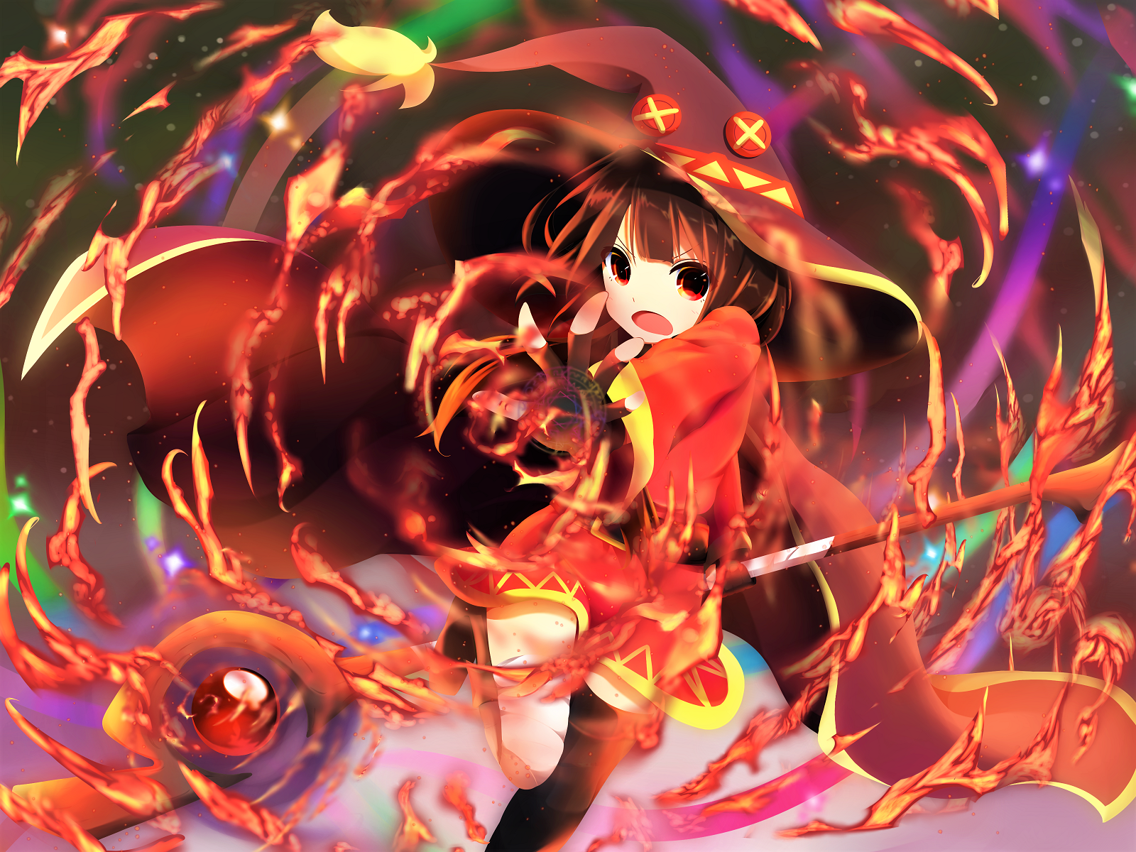 One day, red, a boy filled with dreams of going on a pokémon journey, is called to professor okido's lab. Megumin Konosuba Wallpapers - Wallpaper Cave