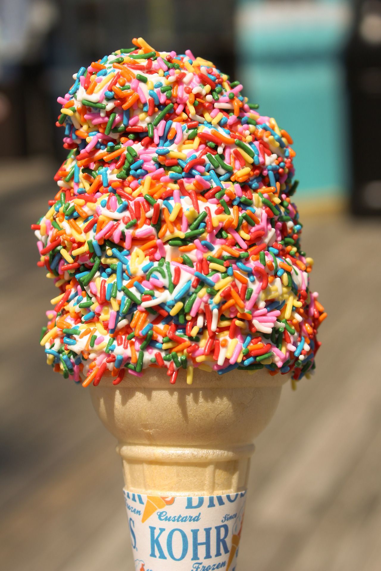 This sweet, creamy ice cream pairs beautifully with pies, pastries, or any of your favorite summer fruits. Rainbow Ice Cream With Gummy Bears Wallpapers - Wallpaper Cave