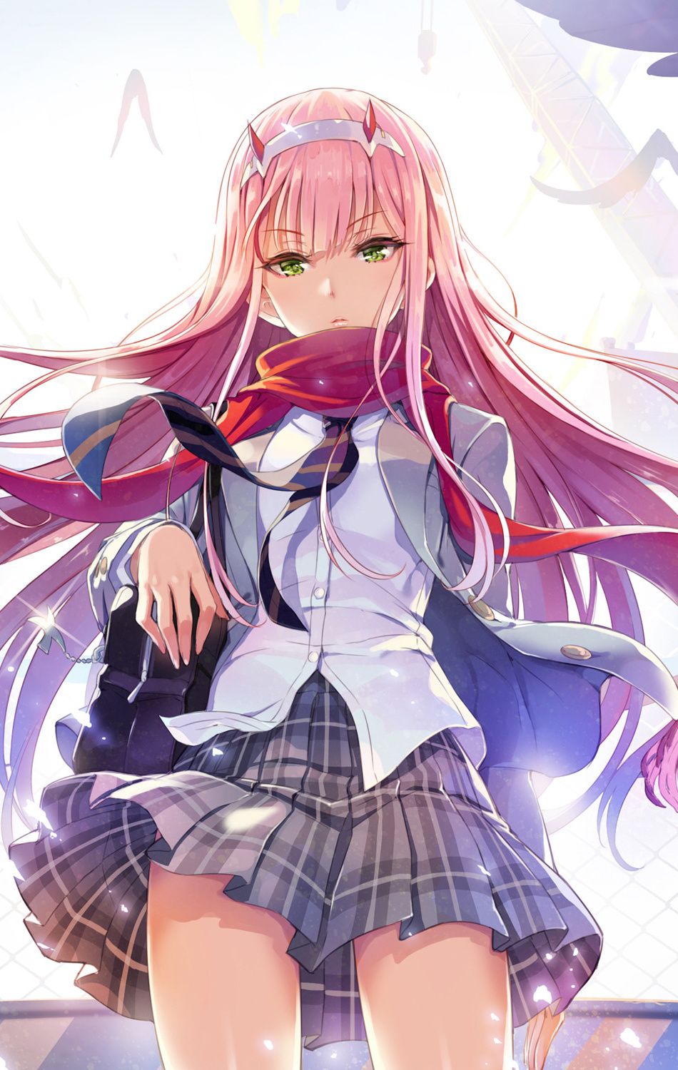 Zero Two Hd Iphone Wallpapers Wallpaper Cave