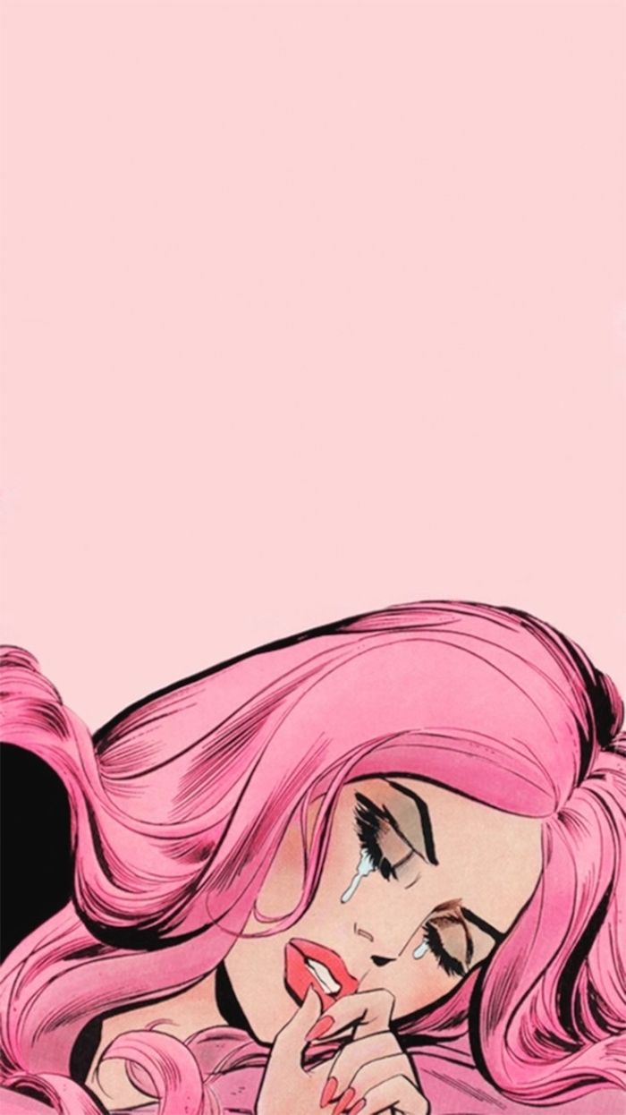 Pinterest Cartoon Sad Tumblr Wallpapers Wallpaper Cave