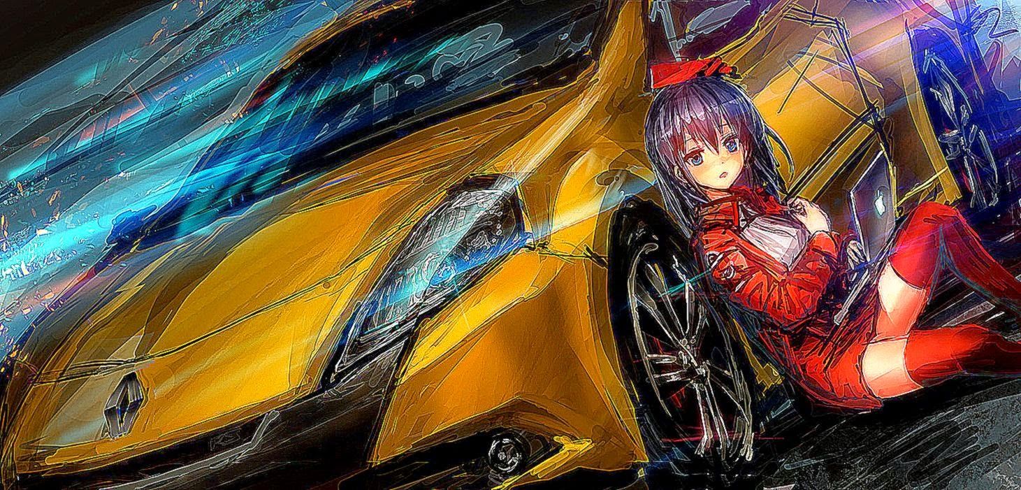 I can't remember any car chases in anime other than in cowboy bebop and fate/zero. Anime Girl Car Wallpapers Wallpaper Cave