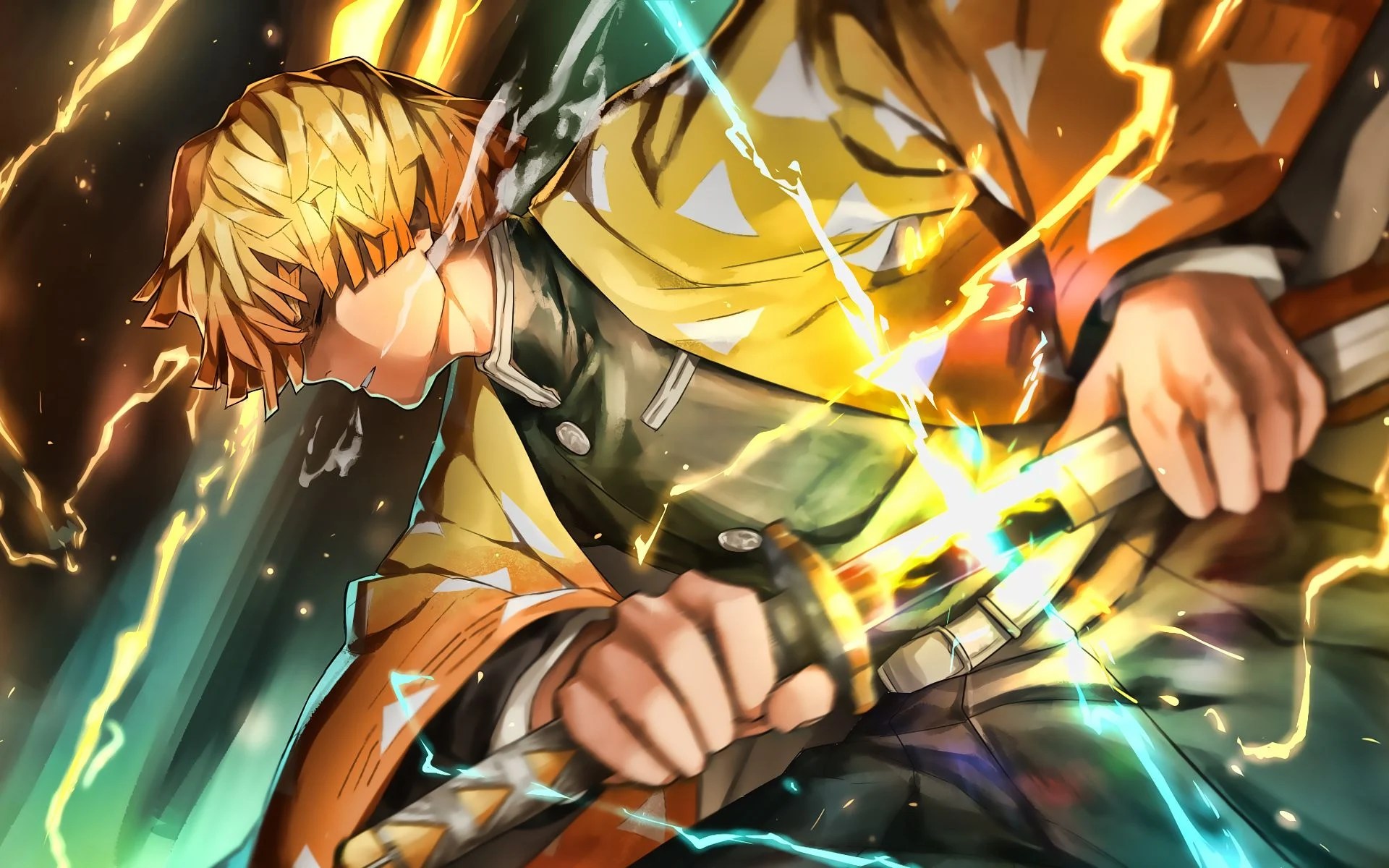 متجر يهتم بكل ما يخص اليابان والأنمي واللغة اليابانية متميزون في منتجاتنا. TOP12+ Demon Slayer Wallpaper Zenitsu AperÃ§u - Basisbeweging