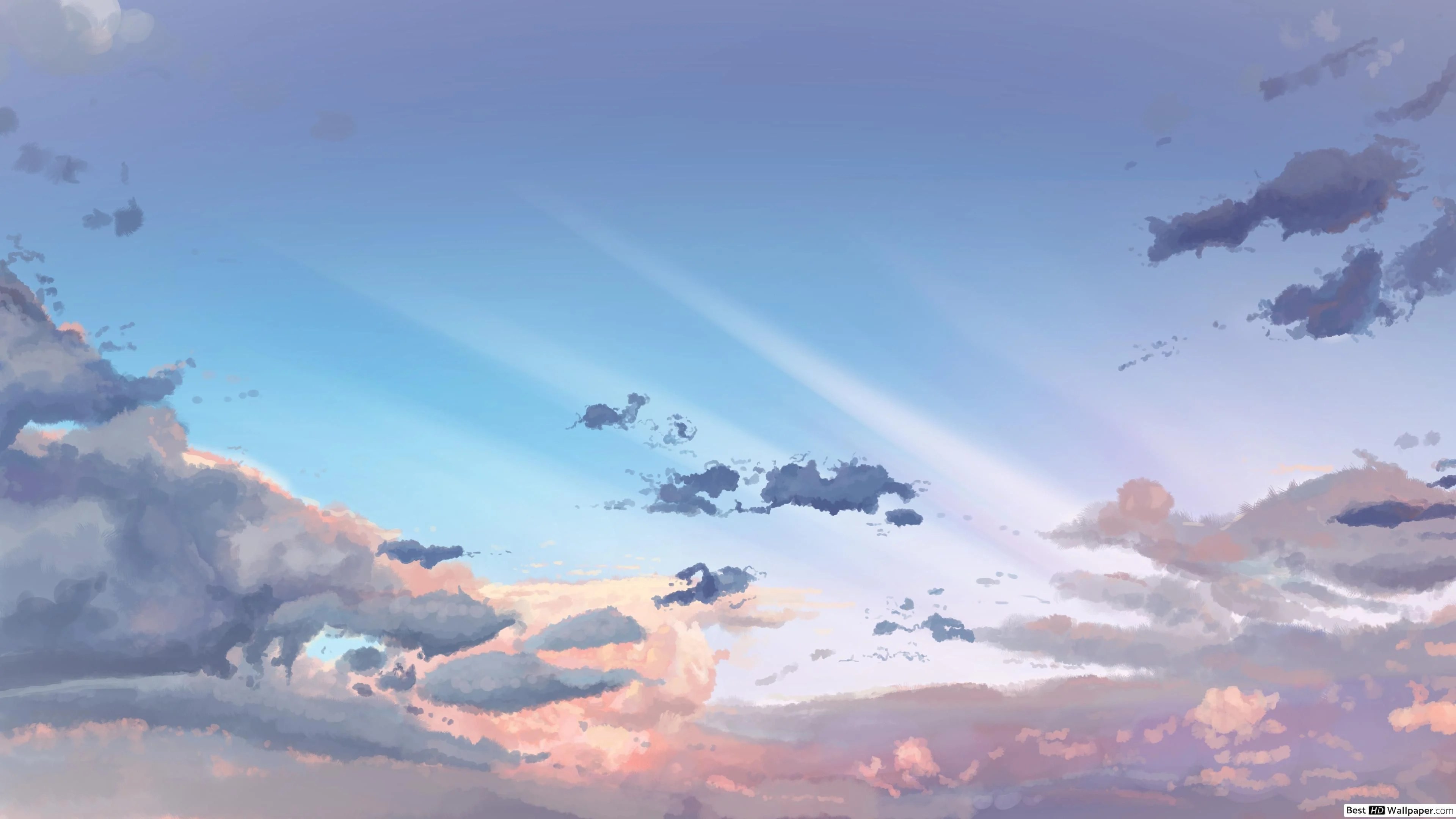 beautiful cloudy sky anime wallpapers wallpaper cave on night sky with cloud anime wallpapers